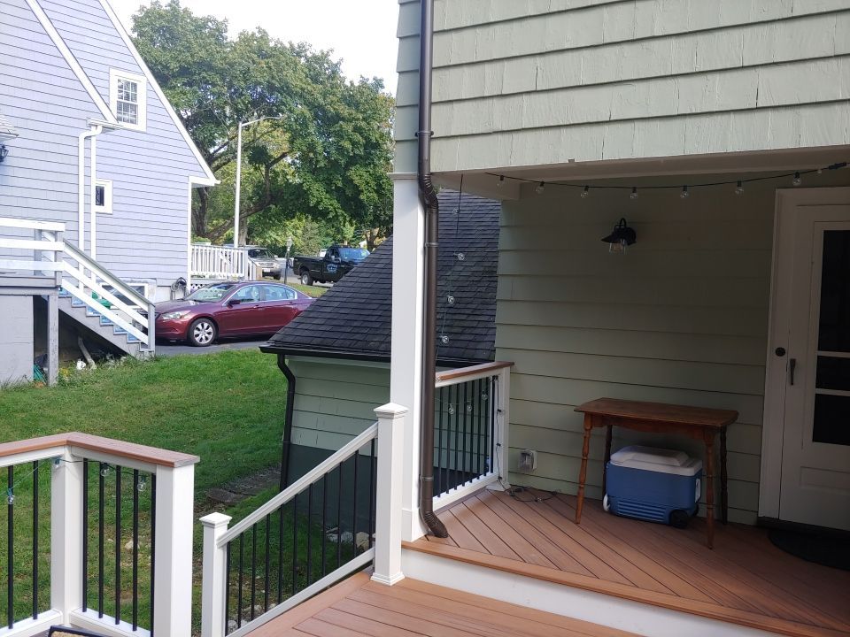Gutter Installation using Half Round Aluminum Gutter in Medford, MA by Gutter Pro Enterprises