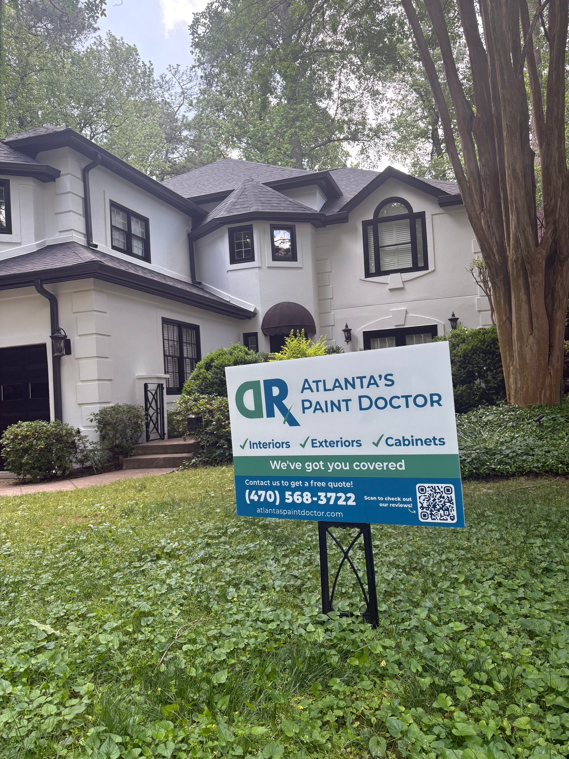 Full Exterior Transformation in Atlanta by Atlanta's Paint Doctor