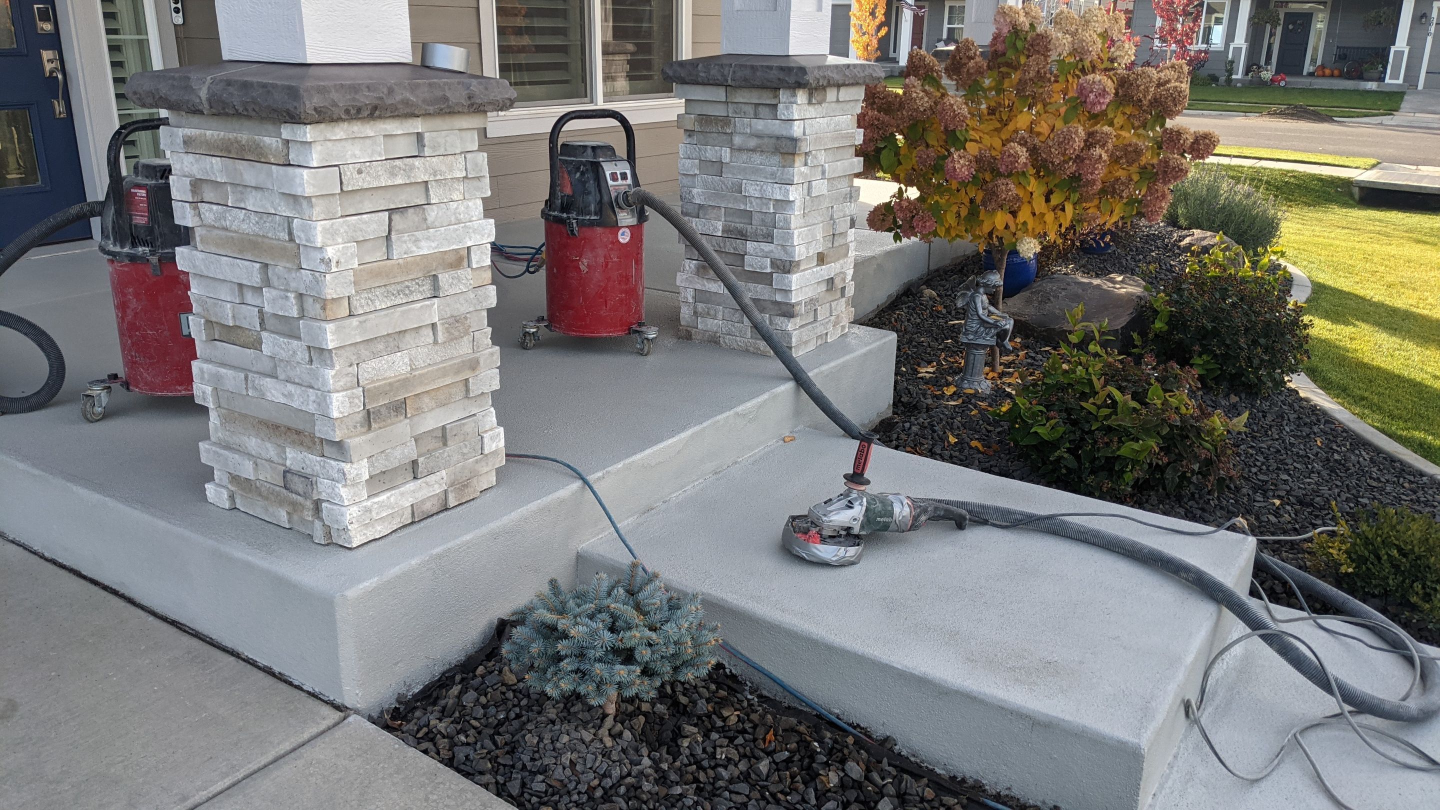 Patio and Walkway using Croc Custom Color 1/8" Chip by Croc Coatings, LLC