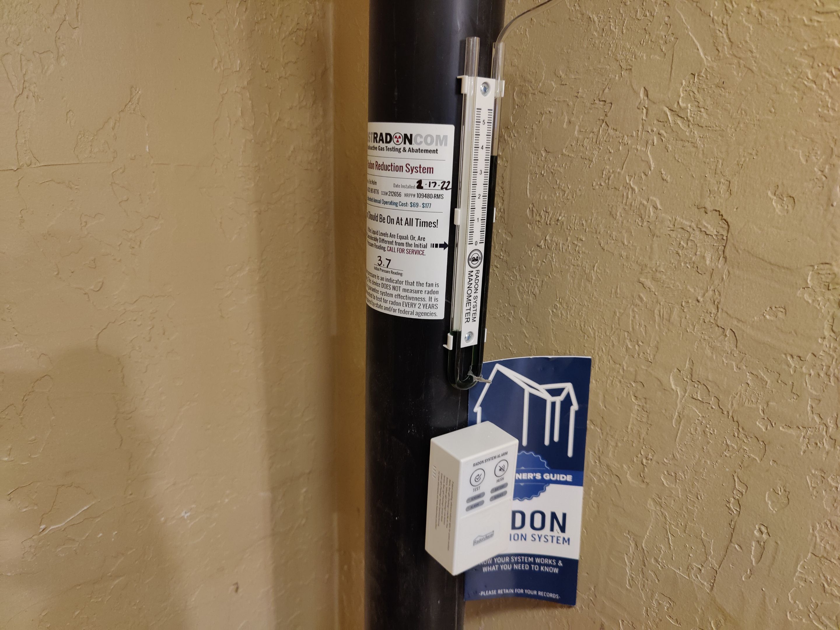 Subslab Radon System by JustRadon.Com
