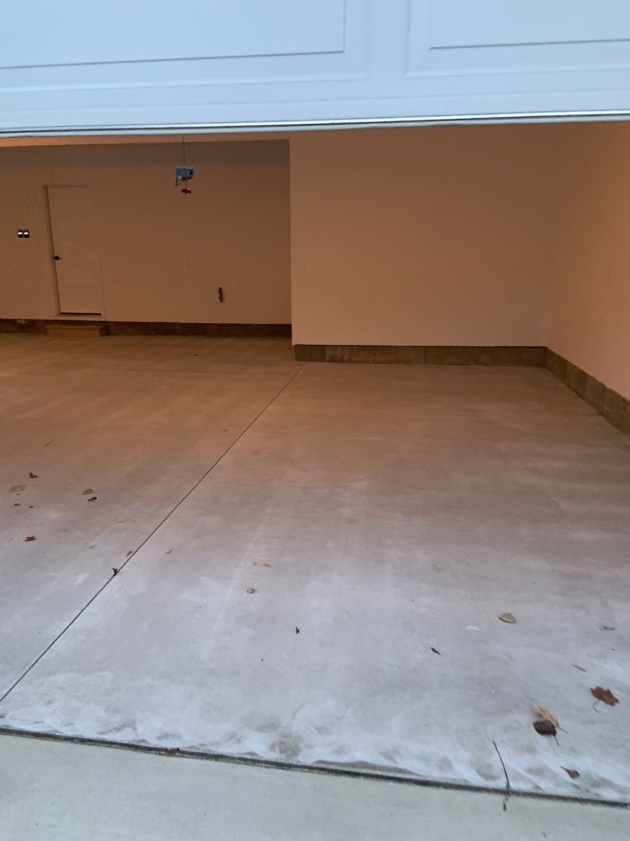 Garage Transformation using Domino with Blue by Croc Coatings, LLC