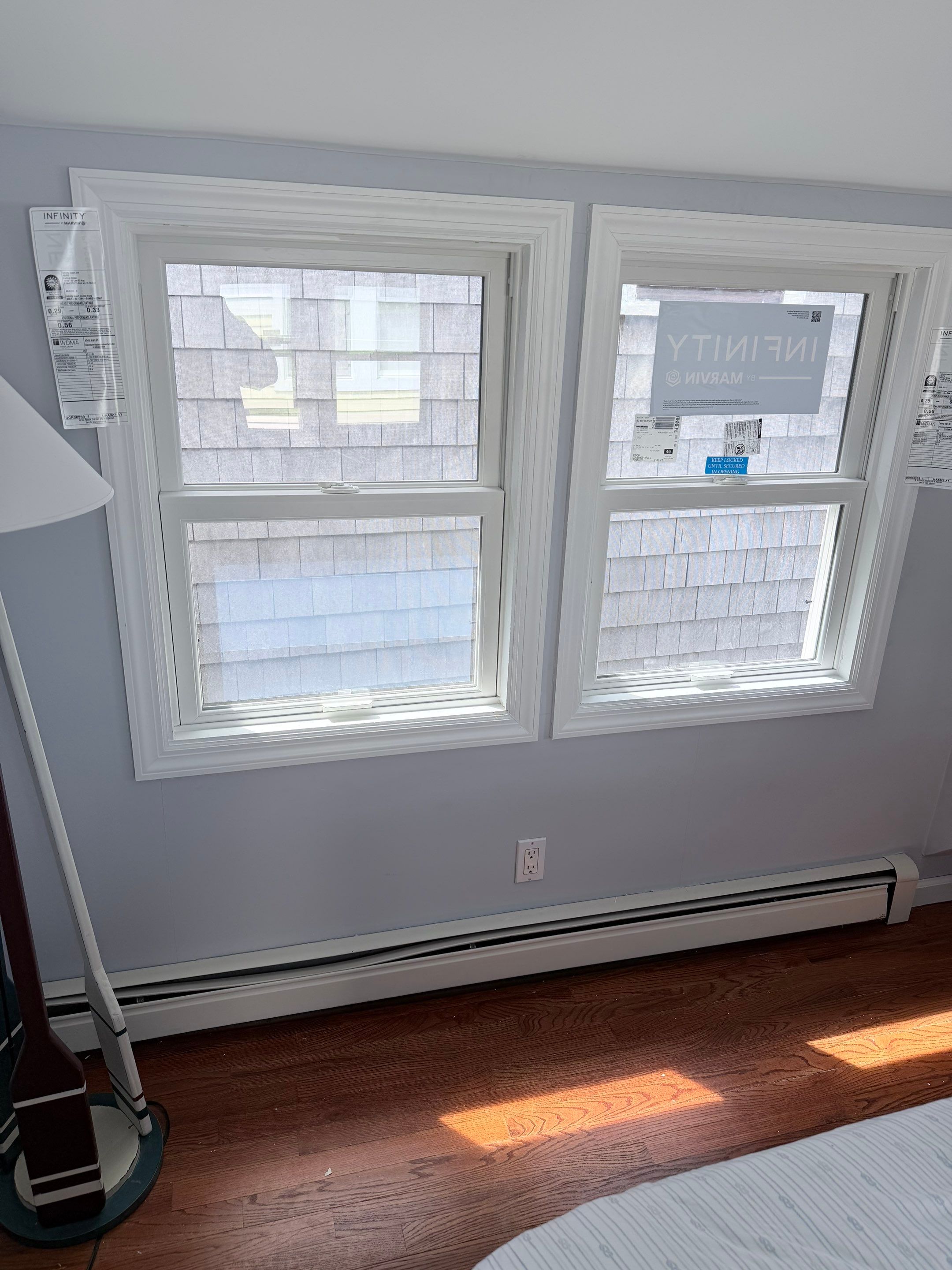 Infinity by Marvin Window Installation using Infinity By Marvin Double-Hung window by DiGiorgi Roofing and Siding Inc