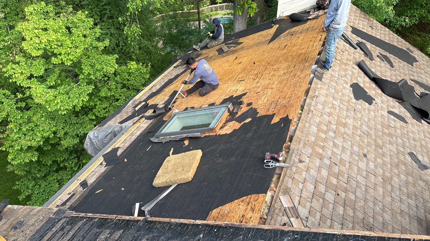 Roof Replacement using Owens Corning Desert Rose by 180 Contractors