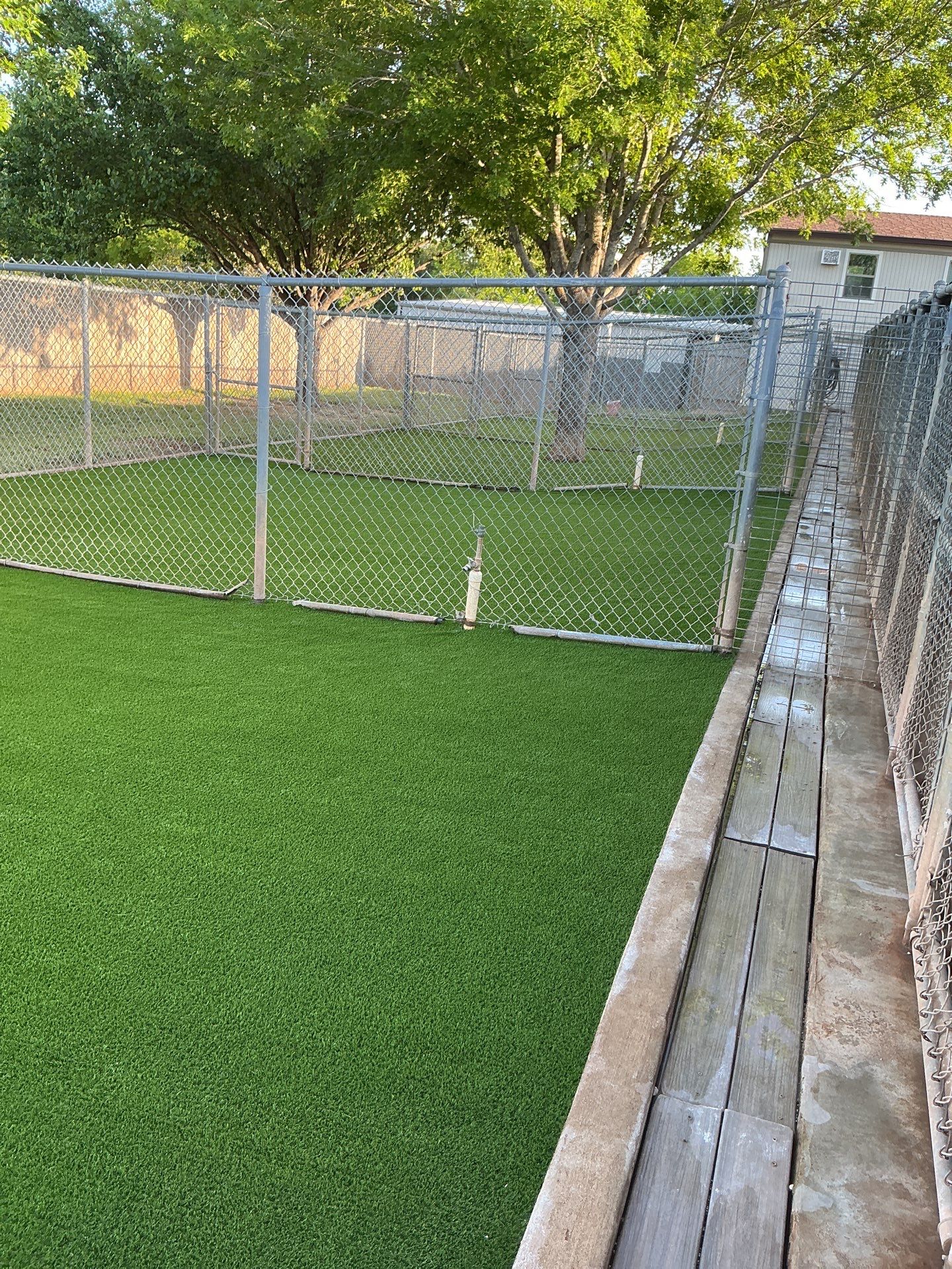Synthetic Turf Installation using Pet Turf by Turf Concepts