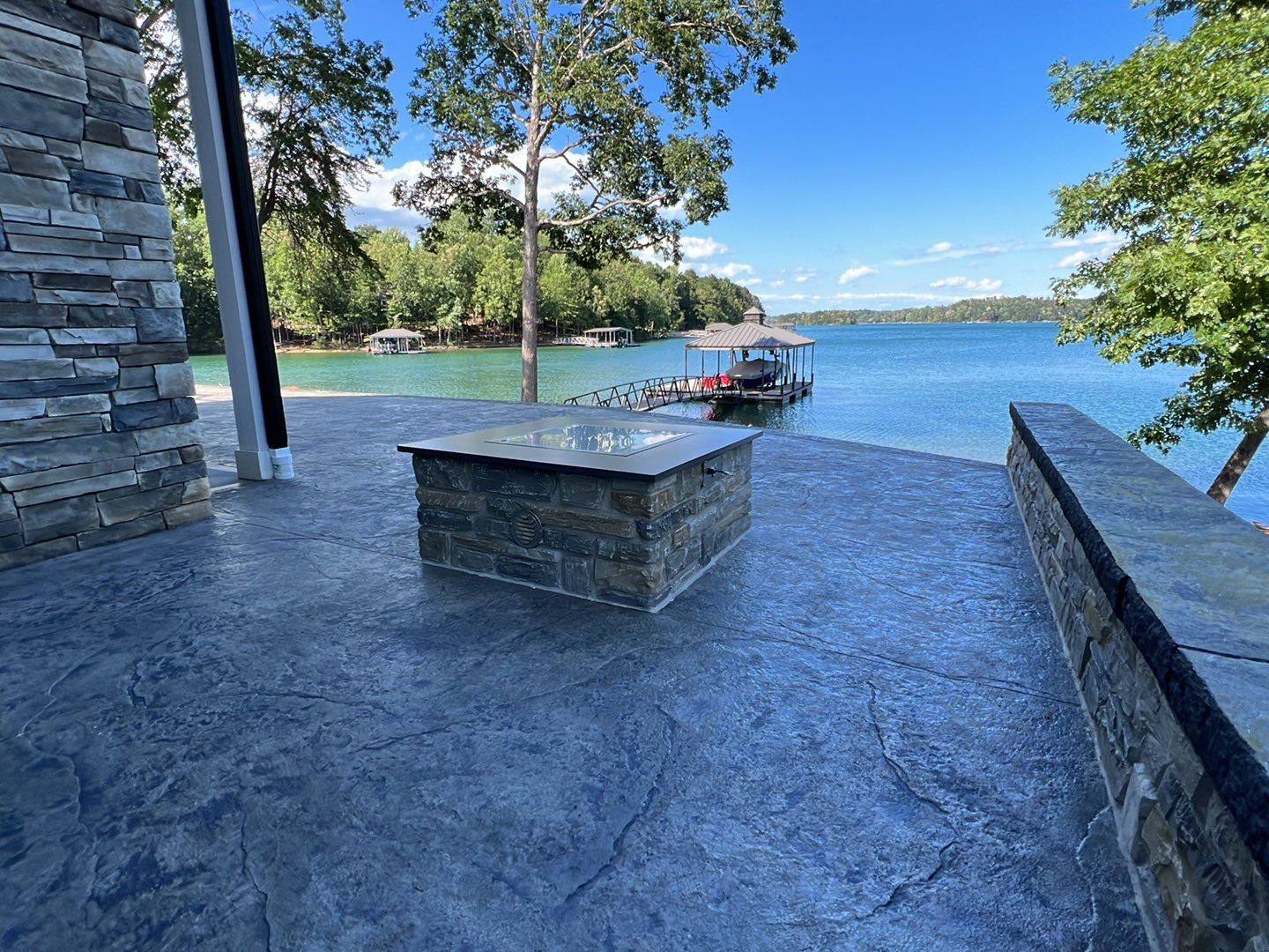 Stamped Concrete Patio by Xtreme Concrete Services