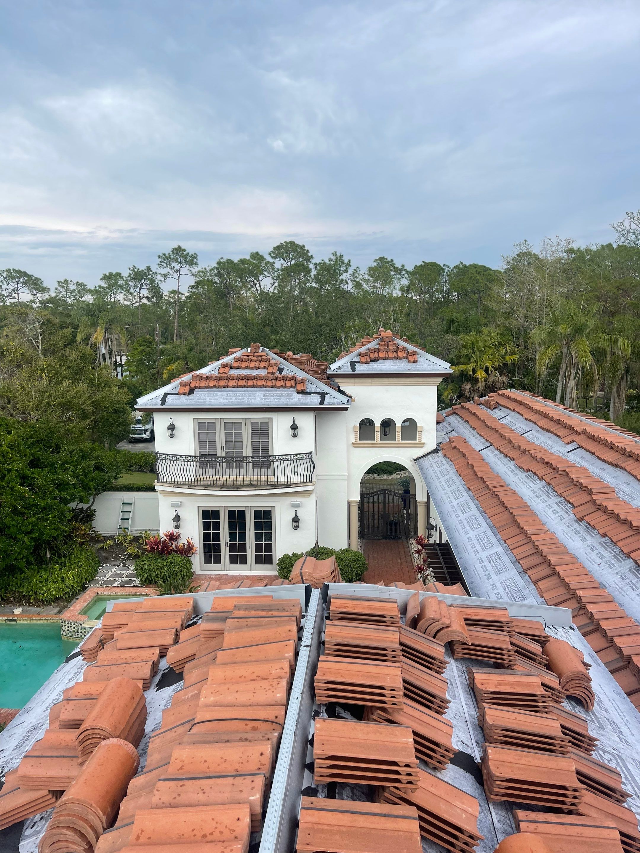Residential Concrete Tile Replacement in Naples, FL by International Roofing