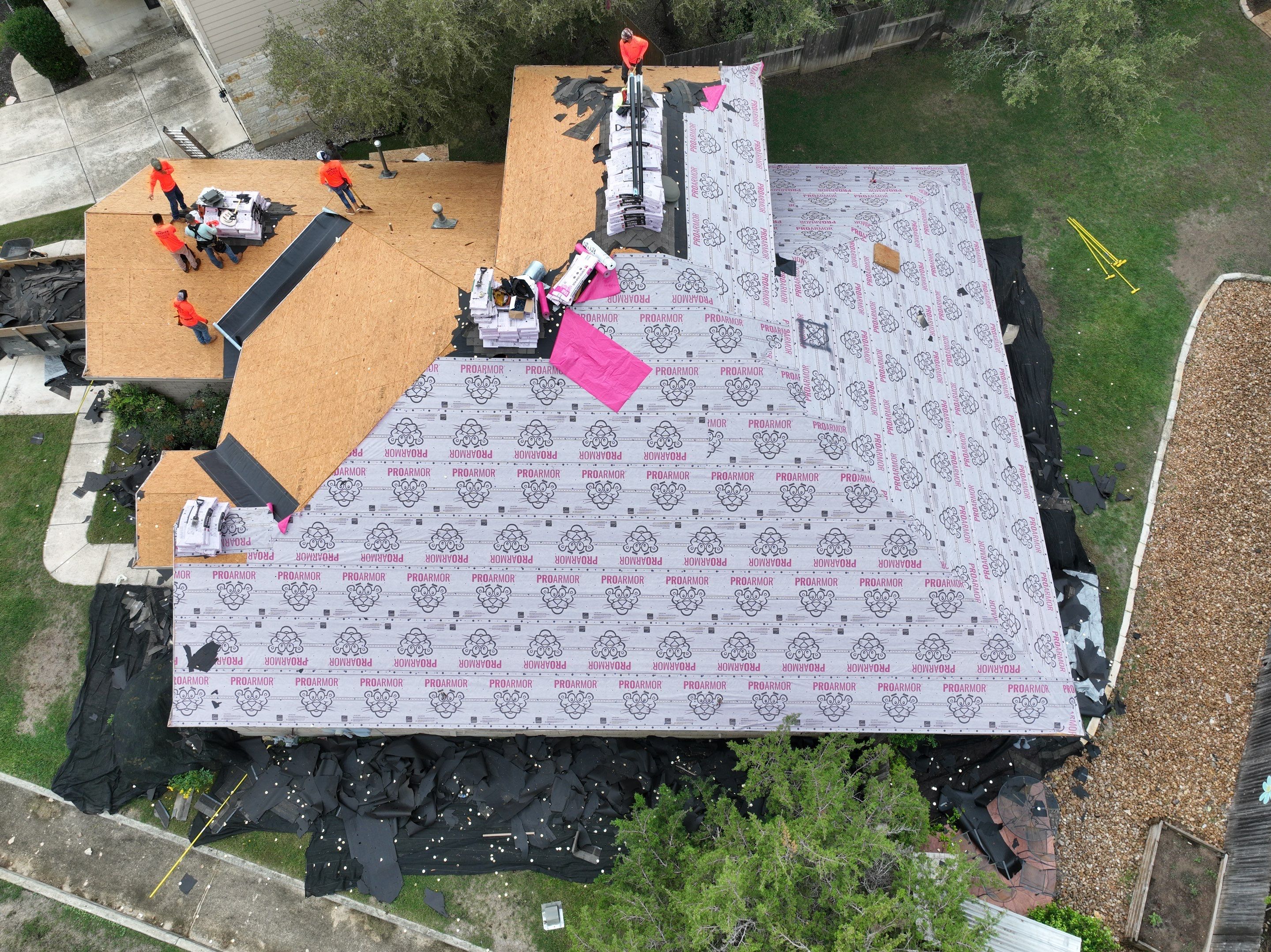 Residential Roof Replacement using Owens Corning Duration Shingles - Onyx Black by Premier Roofing and Contracting
