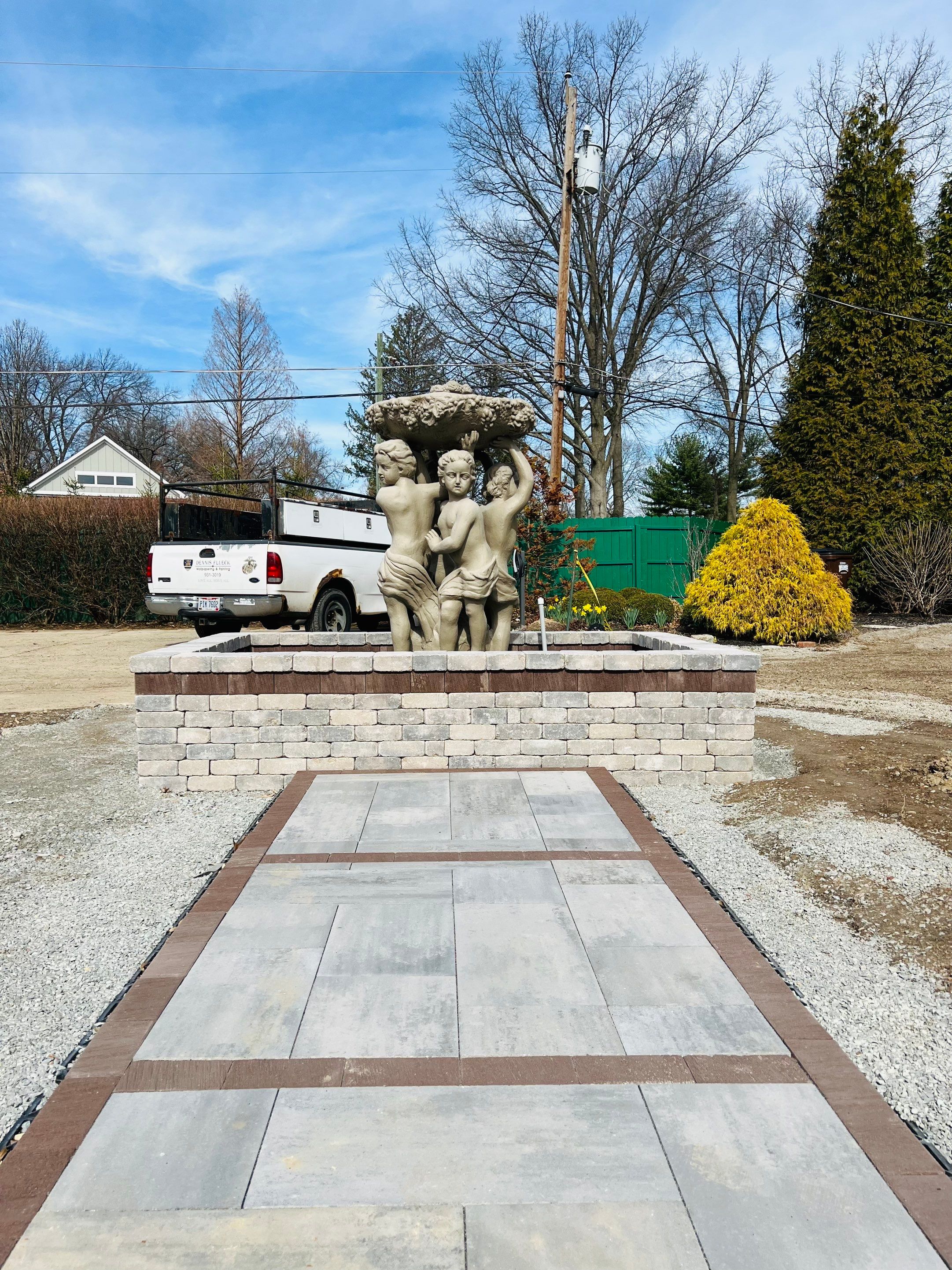 Hardscape Design & Install using Unilock Products by Reisenberg’s Lawn & Landscape, LLC
