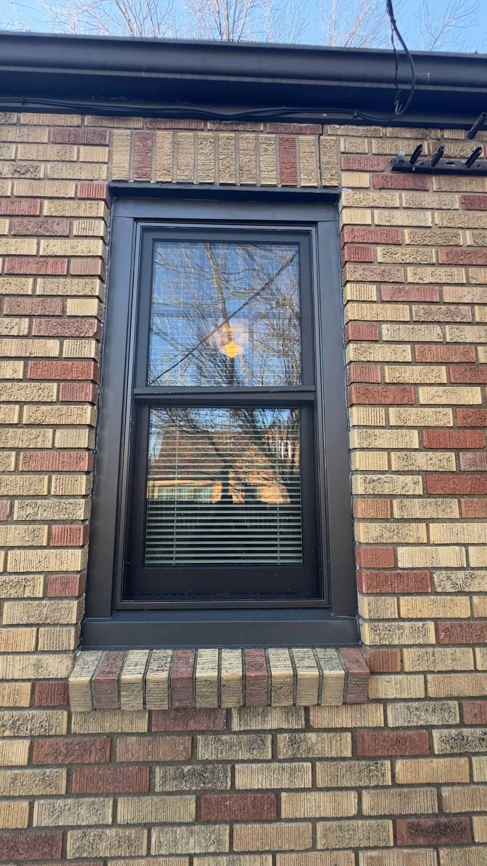 Dark Bronze Exterior Window Replacement Project in Omaha by Carps Complete Exteriors