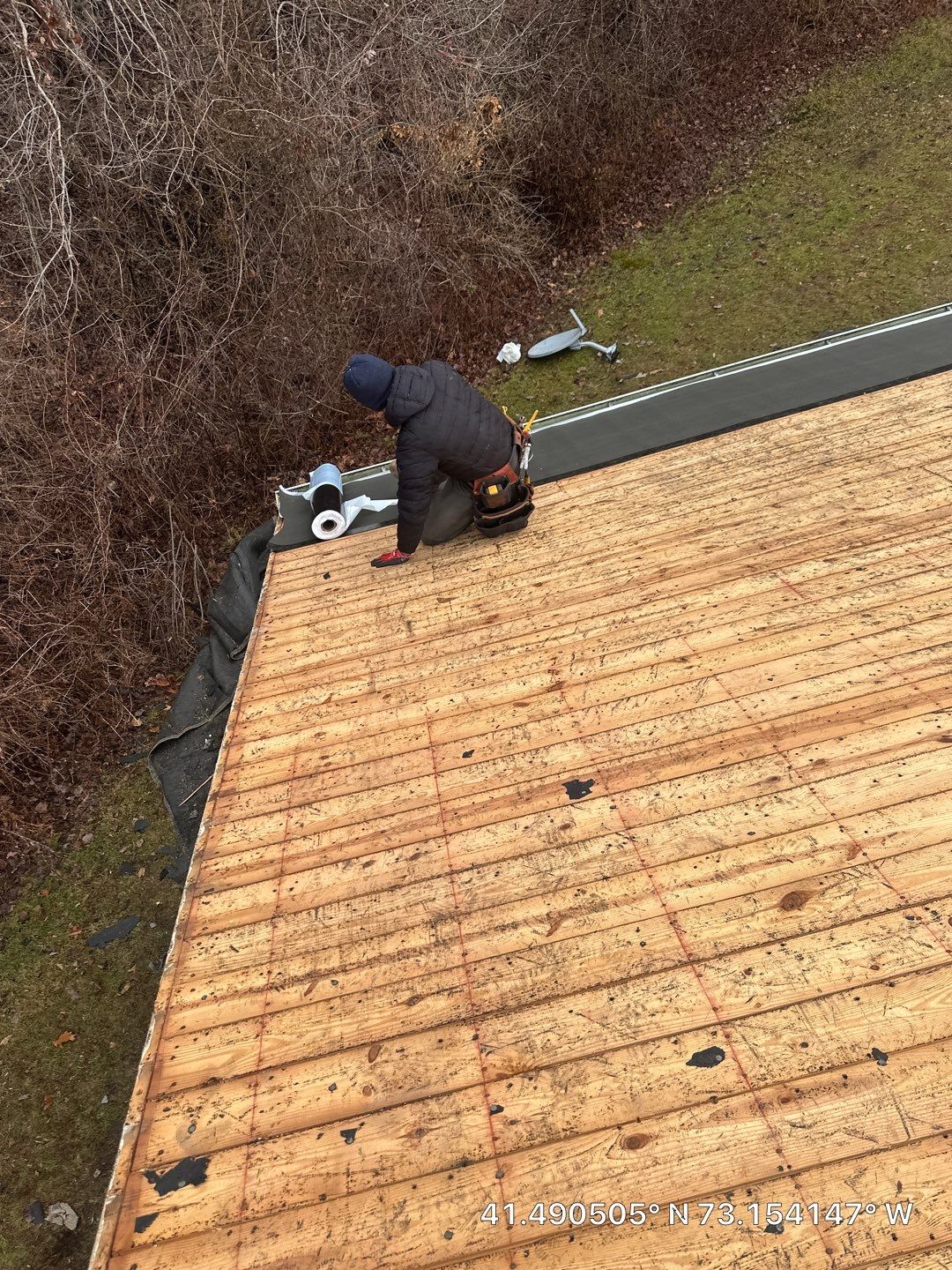 Residential Roofing Installation using Owens Corning TruDefinition - Williamsburg Gray by A Plus Exterior