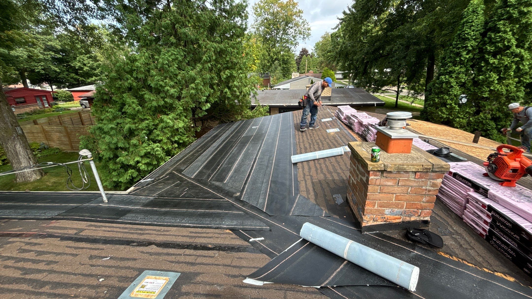 Roof Replacement using Owens Corning Duration by 180 Contractors