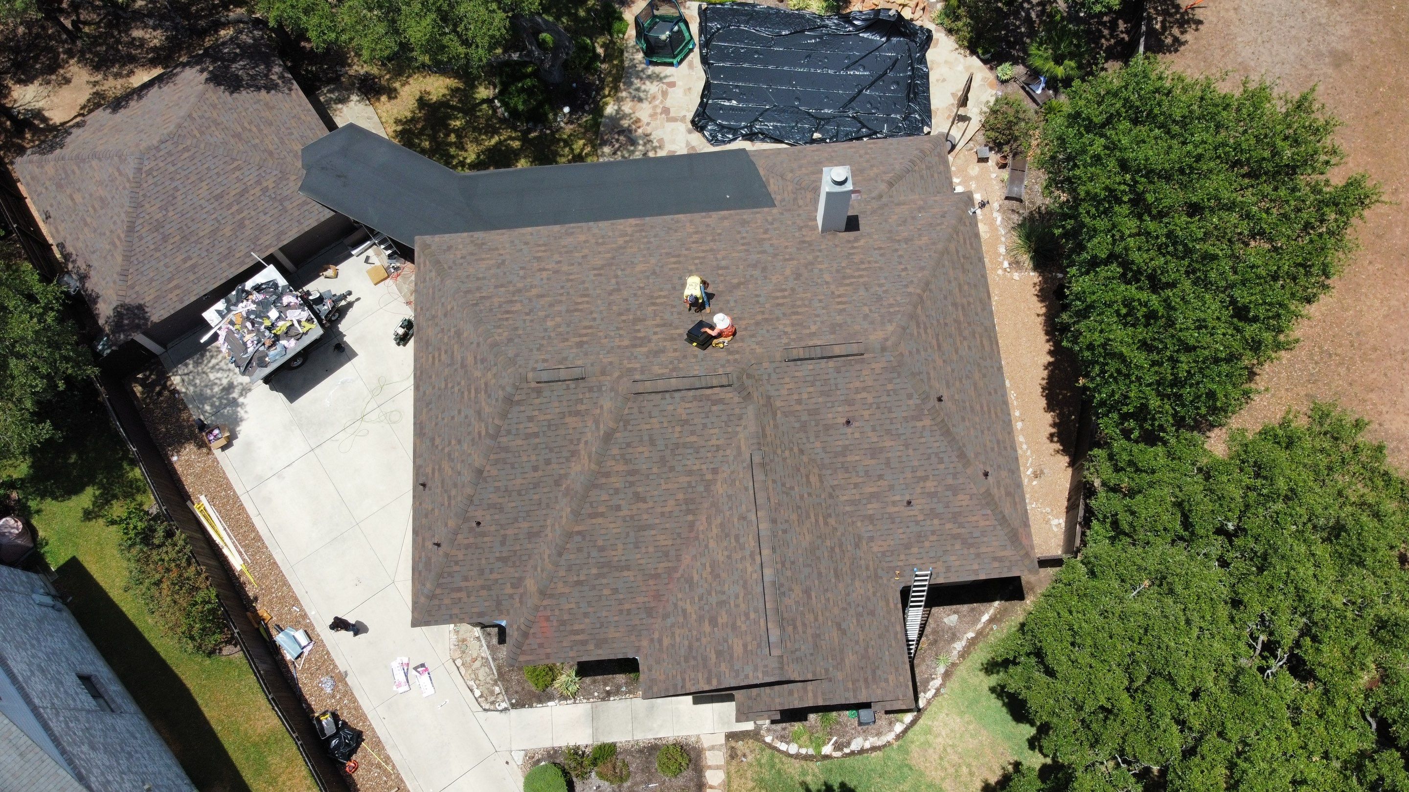 Residential Roofing Installation using Owens Corning Duration Storm Shingles by Bison Roofing  