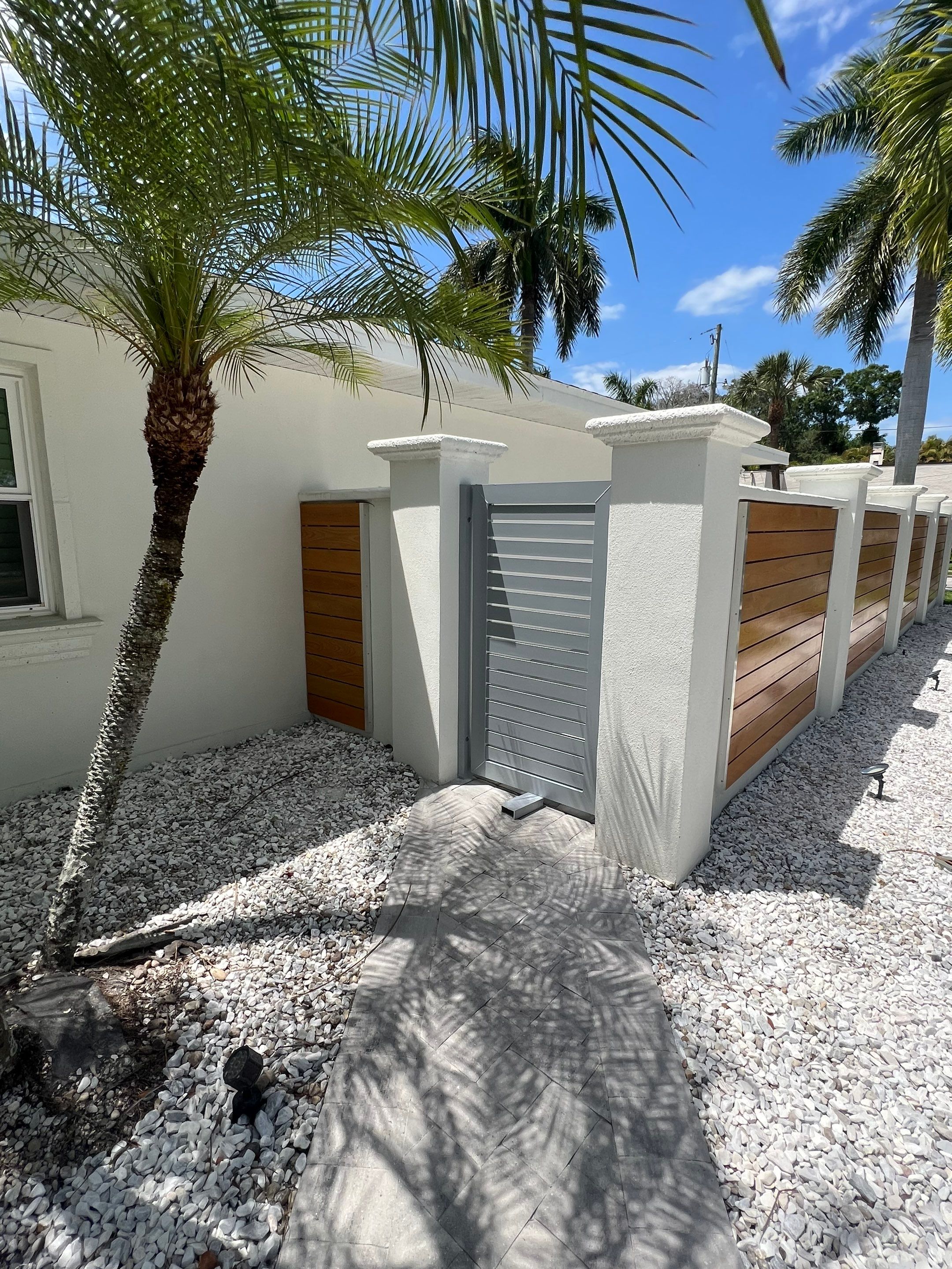 Sarasota, FL 6ft. Tall Custom Modern Aluminum Gates  by Asap fence and gates, LLC