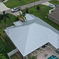24ga 1.5" Mechanical Seam Mill Finish by Total Roofing System The Metal Roof Experts