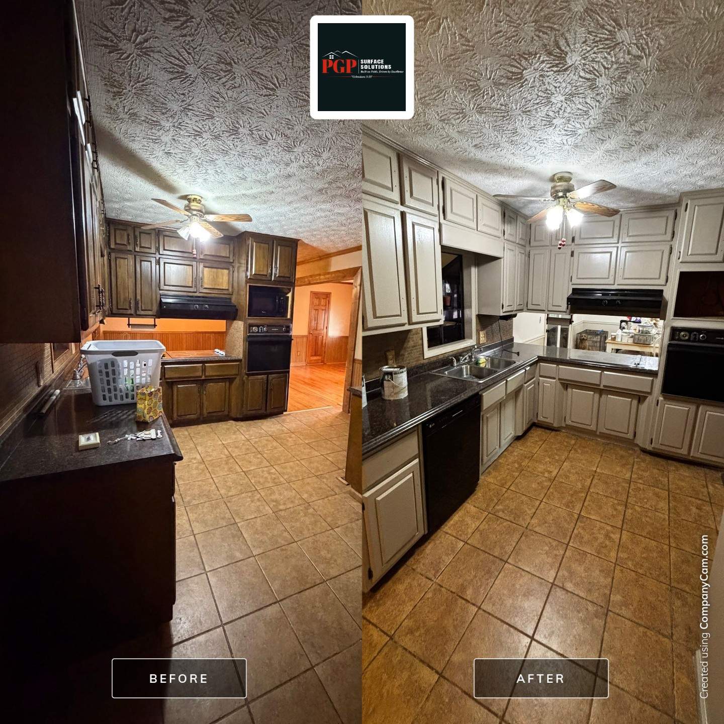 Kitchen Cabinet Refinishing in Monroe, Georgia by PGP Surface Solutions, LLC