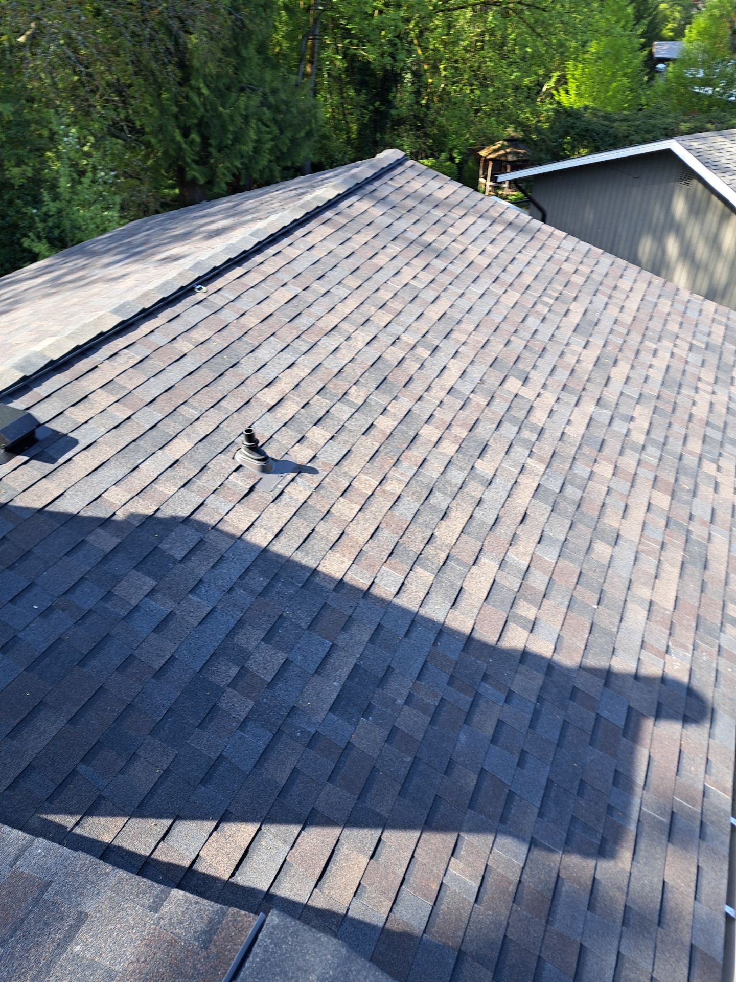 Bad EuroShield Install to Shingles in Issaquah by Roof Smart