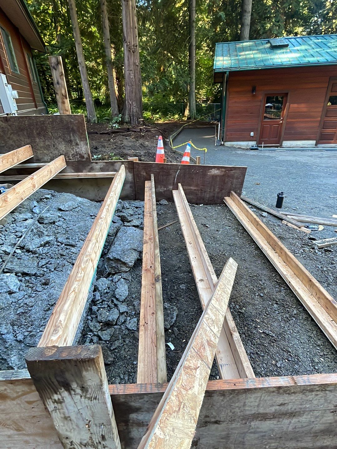 Pia | Custom Concrete Driveway, Walkway & Floating Steps by Jireh Asphalt & Concrete Inc 