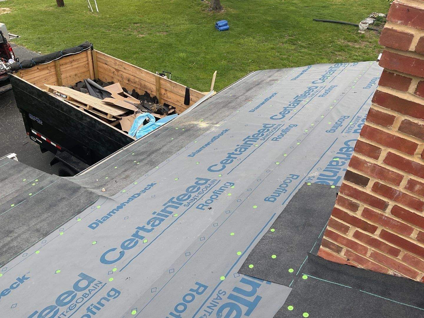 Residential Roofing Installation using CertainTeed Shingles by Alpha Design Services