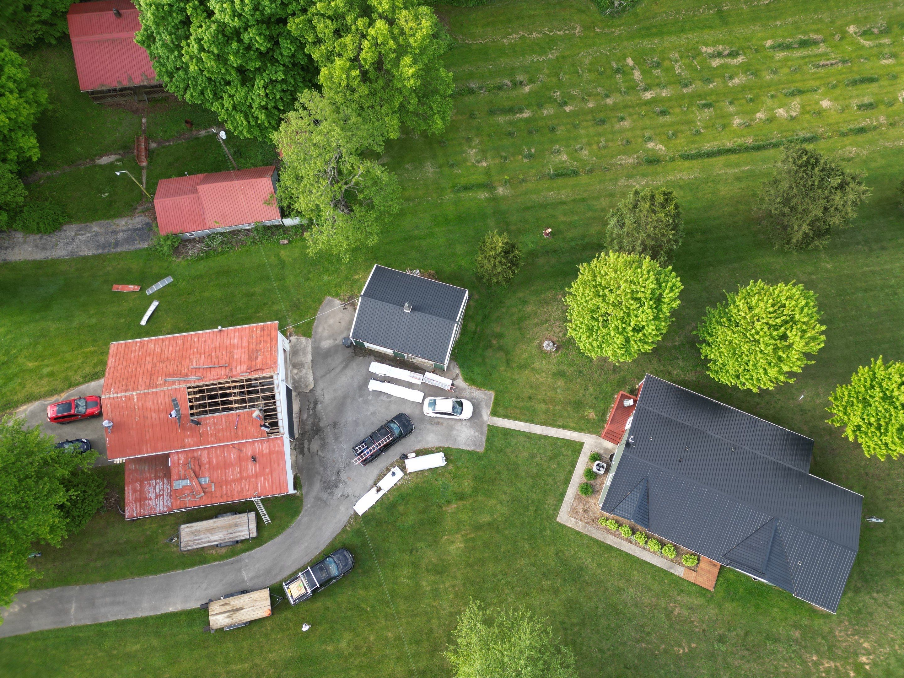 Hail Damage Replacement, Metal Roofing  by Storm Contracting 