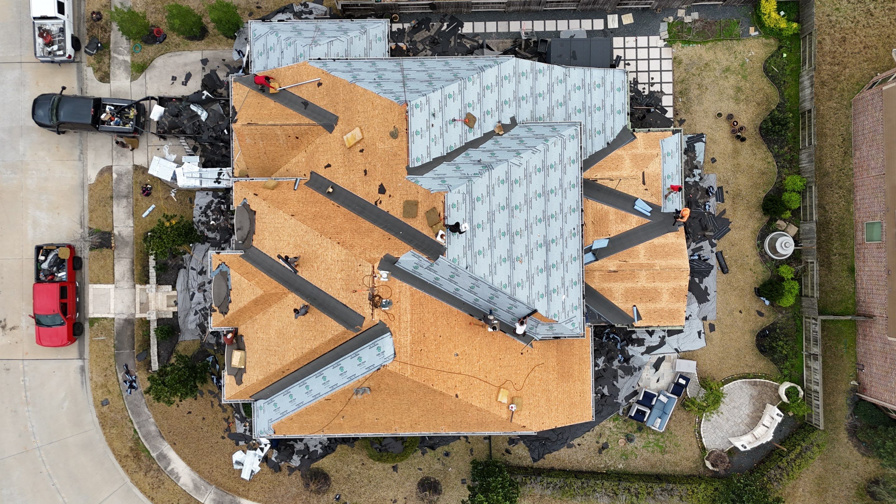 Roof Replacement in Cypress after Customer sustained Hail Damage! by Core Four Roofing