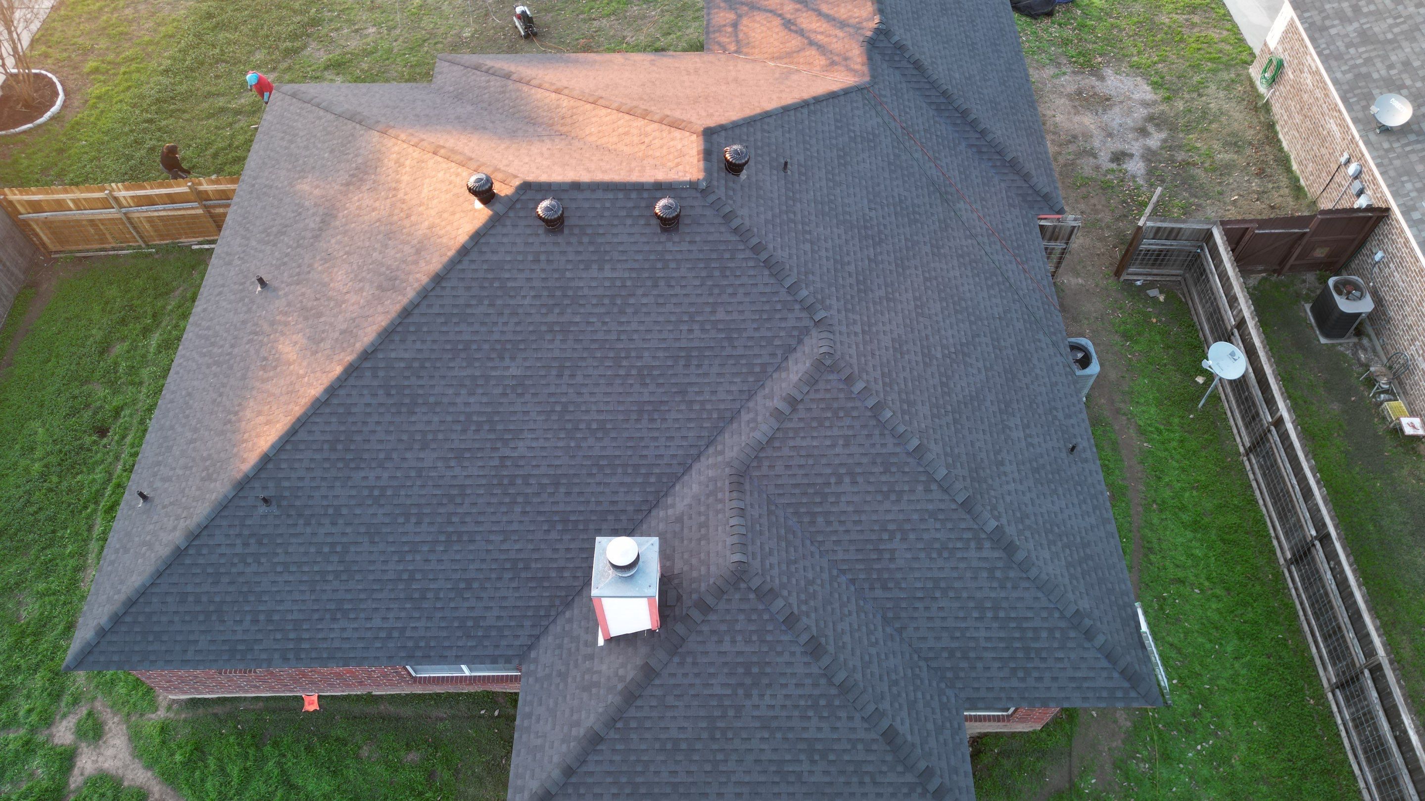 Temple TX — Hail Damage Roof Replacement & Chimney Cricket Installation, West Temple by ROAM Roof & Solar
