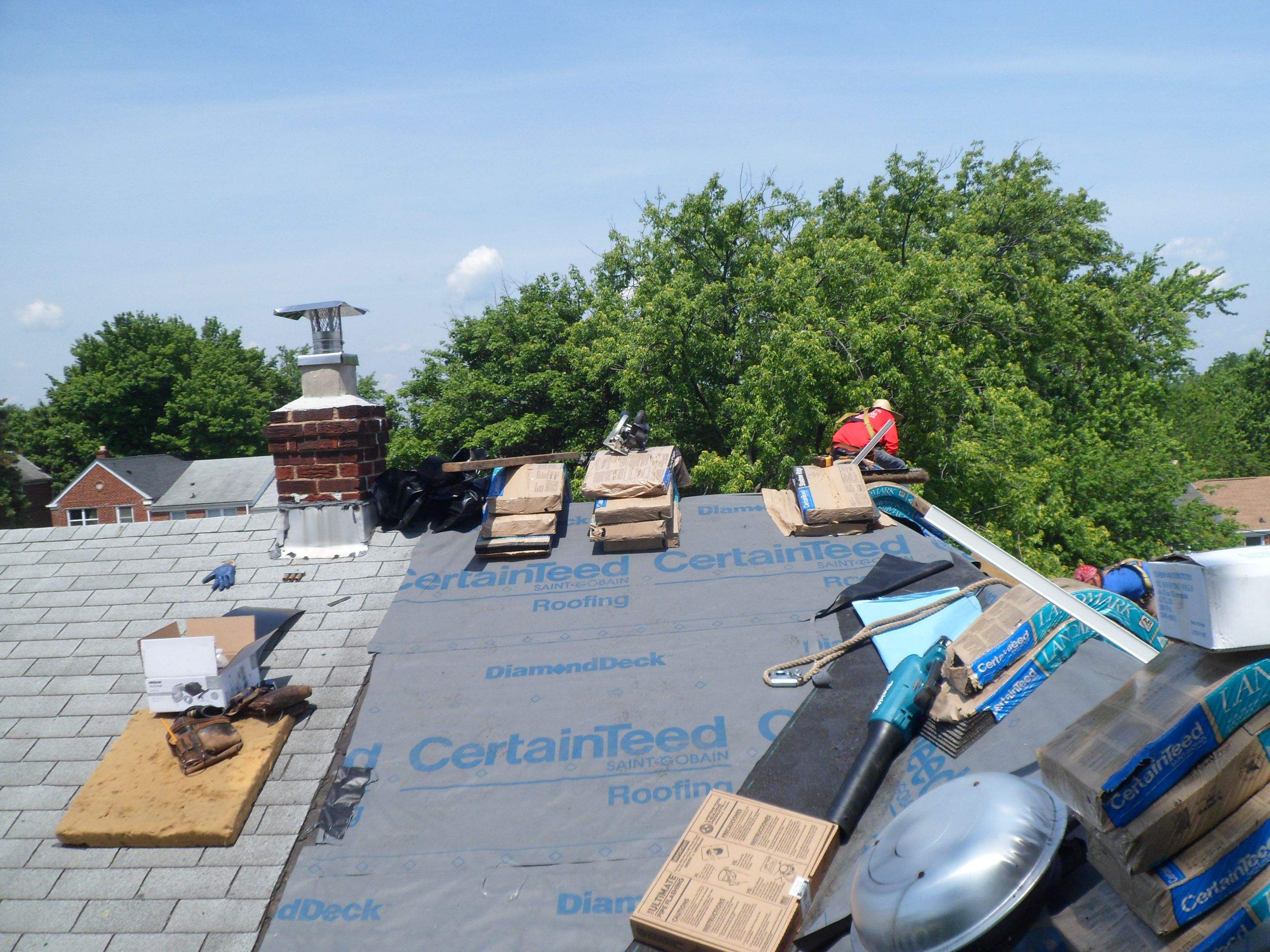 Residential Roofing Installation using Landmark Pro  by Alpha Design Services