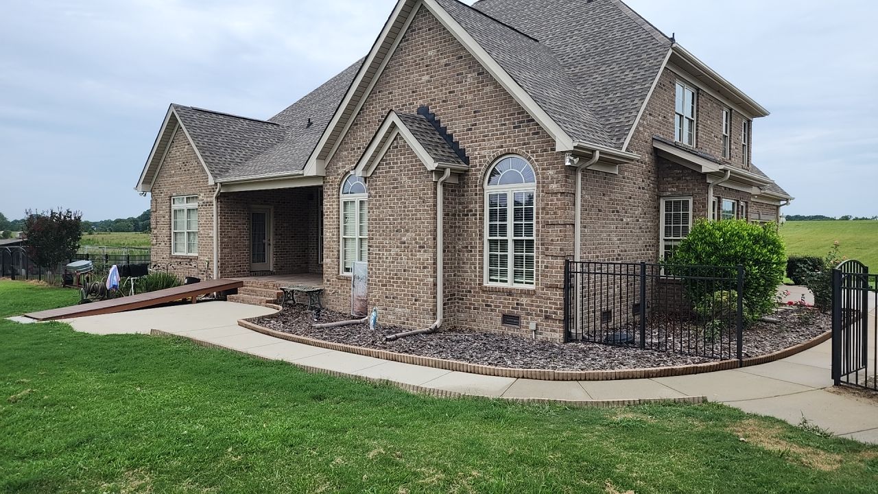 House Wash using cleaner by G&H Home Tech Pros LLC