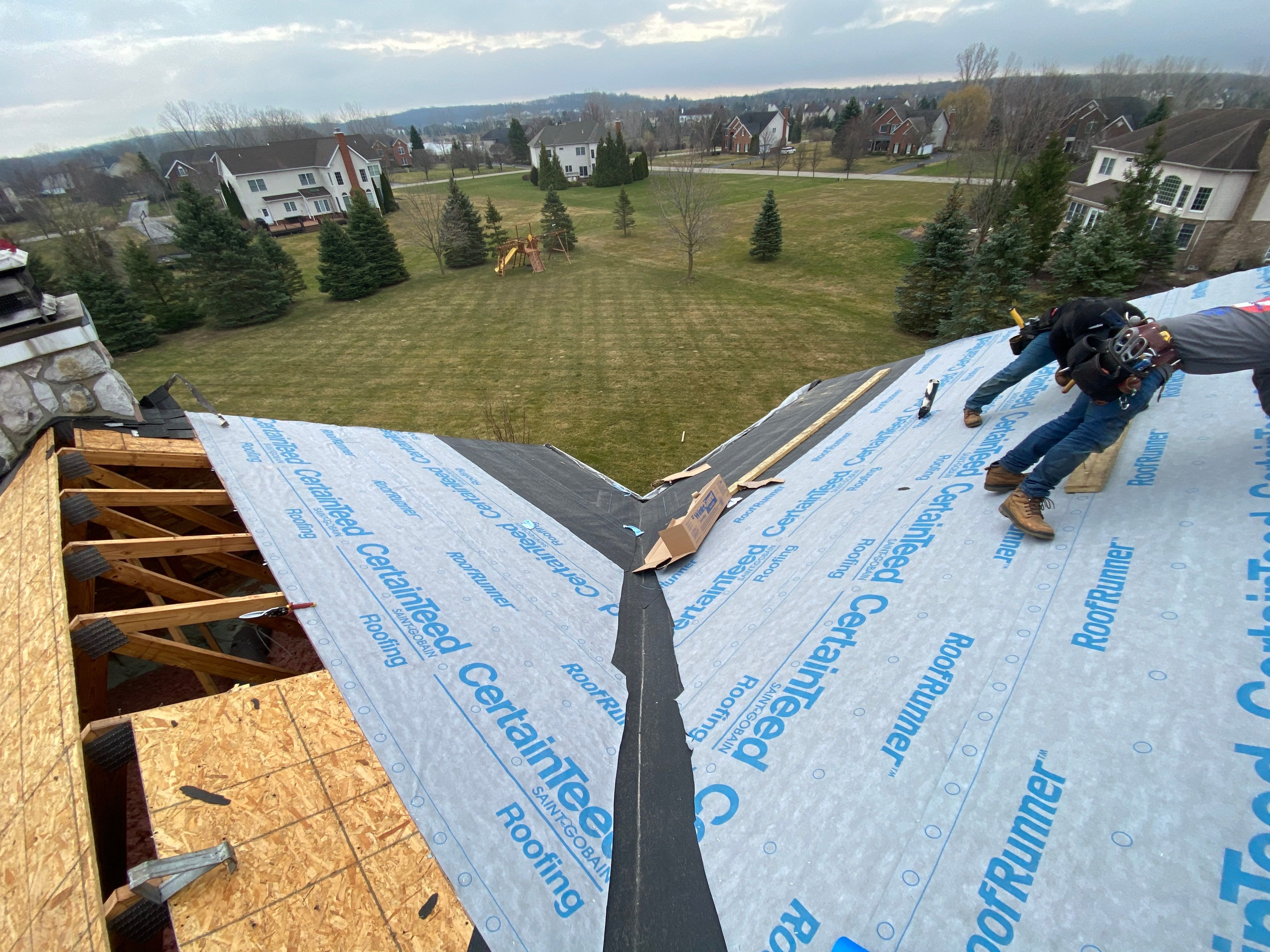 Roof Replacement using CertainTeed Landmark by 180 Contractors
