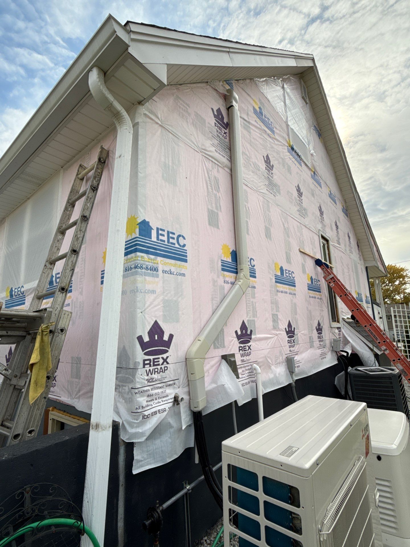 Out with the Old , in with the Blue  by EEC  Windows, Siding & Roofing 