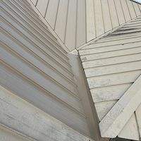 24ga 1.5" Mechanical Seam Sierra Tan by Total Roofing System The Metal Roof Experts
