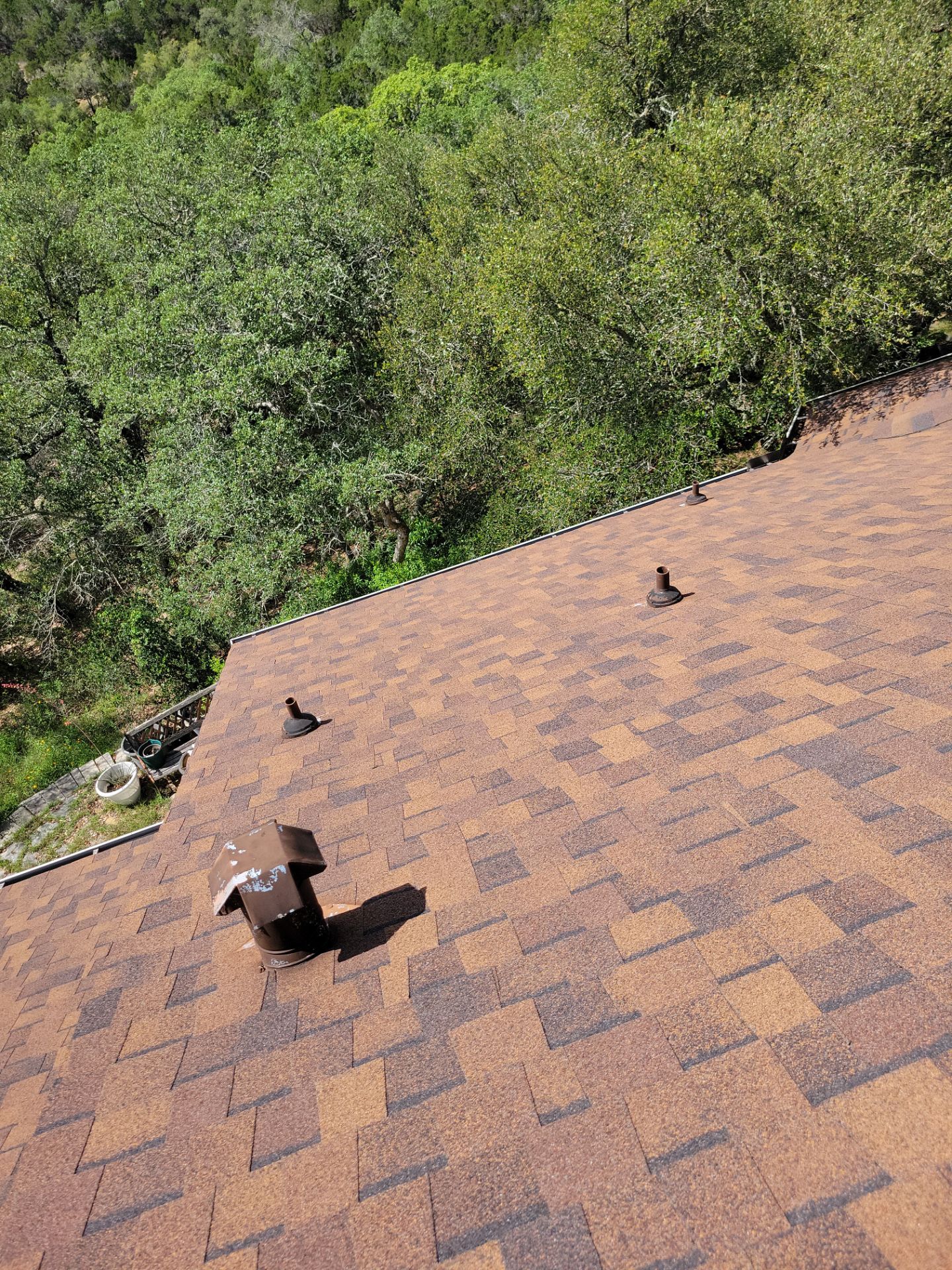 Architectural Shingle Roof Replacement for San Antonio Brick Home by Heaven Sent Roofing, LLC