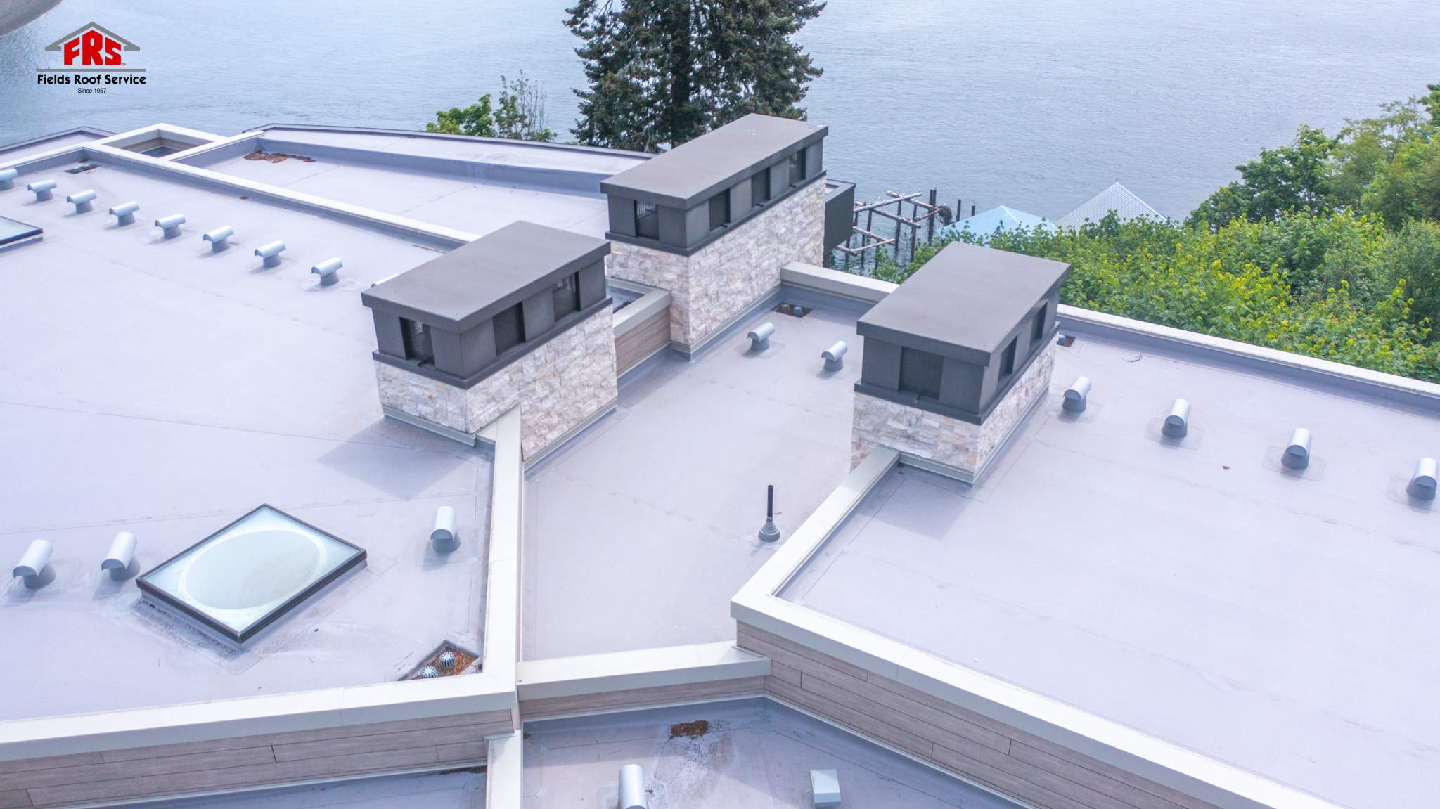 Gig Harbor Residential Reroof - TPO by Fields Roof Service Inc