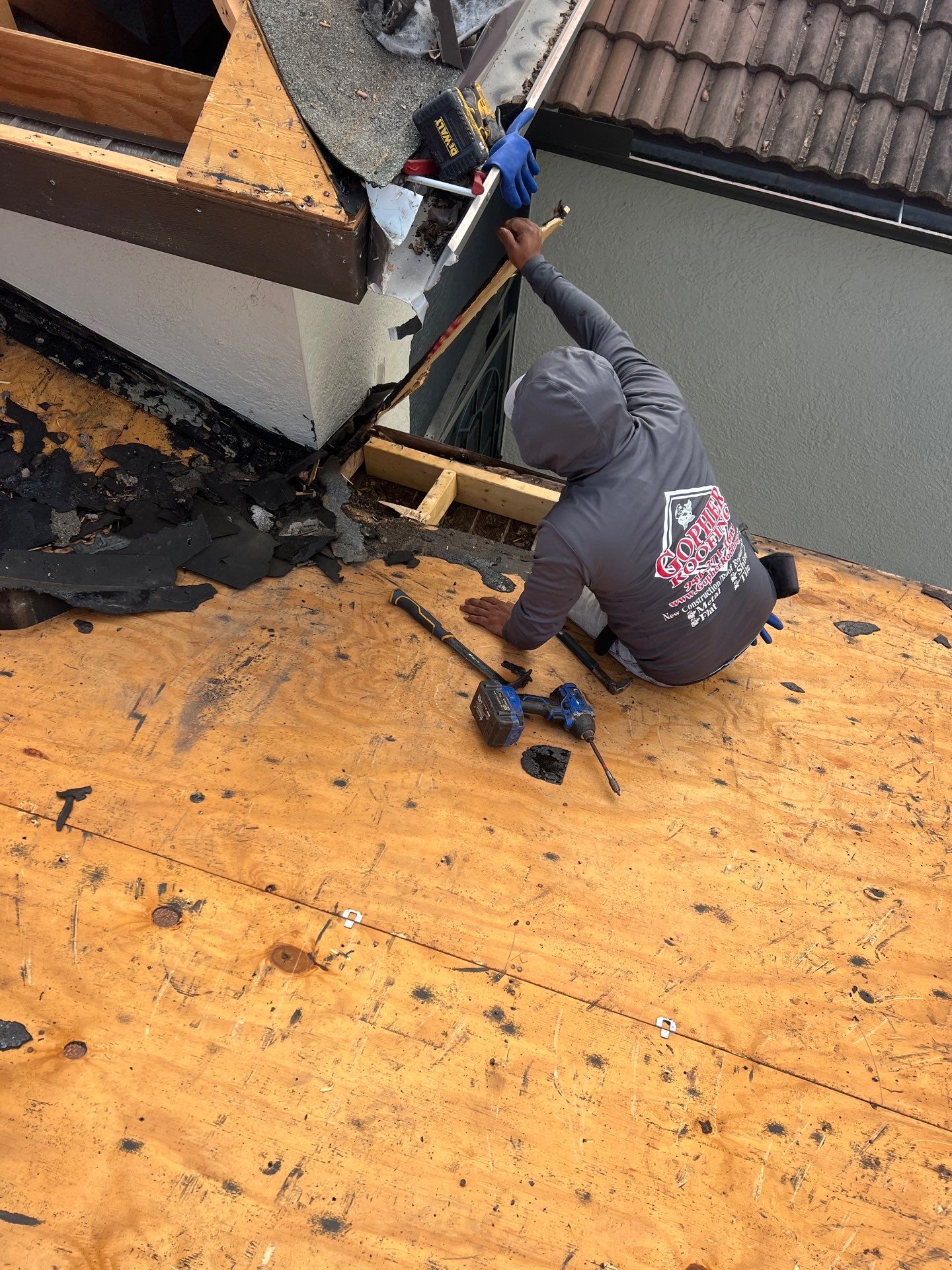 In Progress - Residential Tile Roofing Installation at Lakeridge Falls using tiles from Eagle Roofing Products! by Gopher Roofing