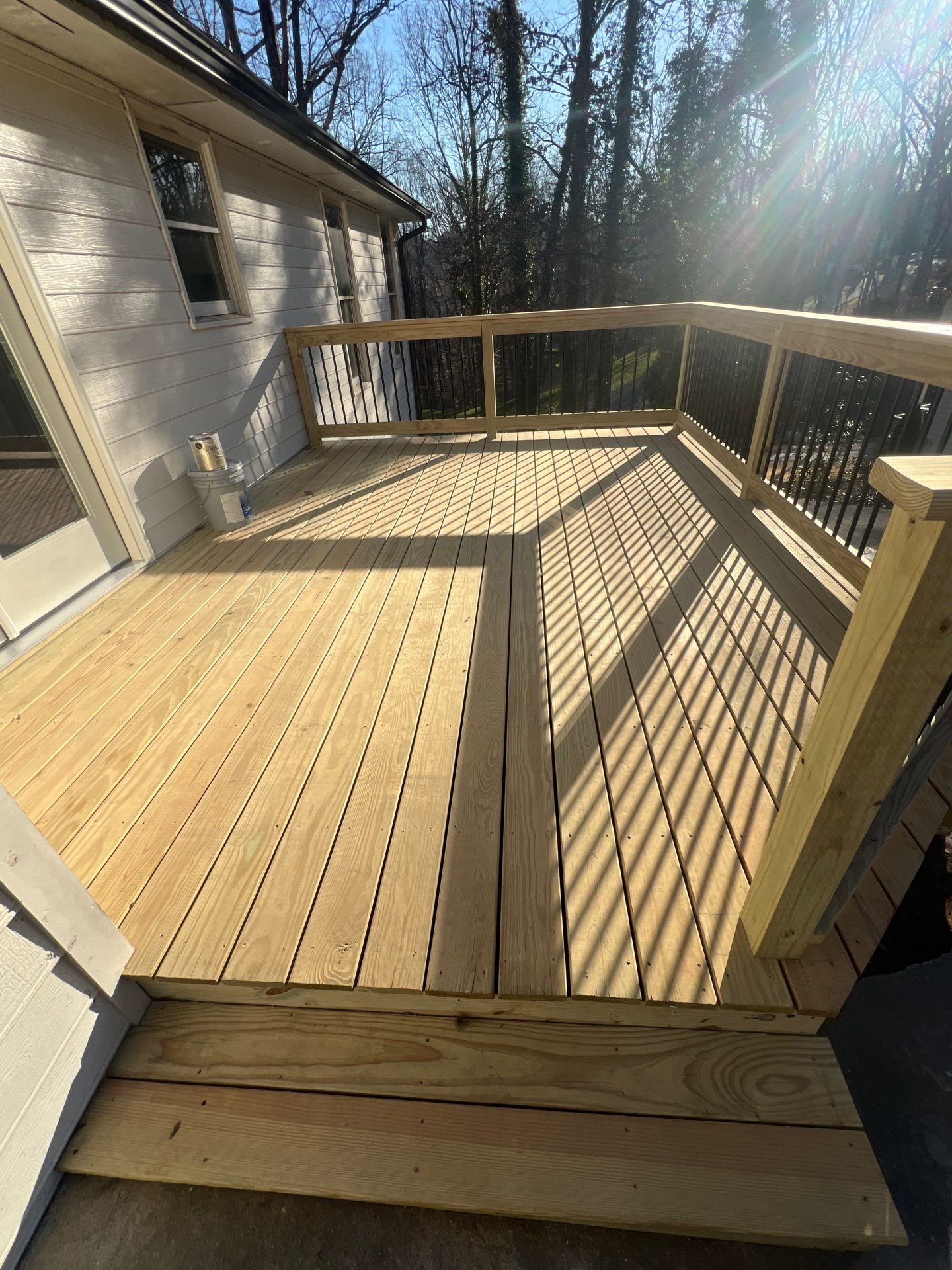 Woodstock, GA Wood Deck Build by Nelson Exteriors