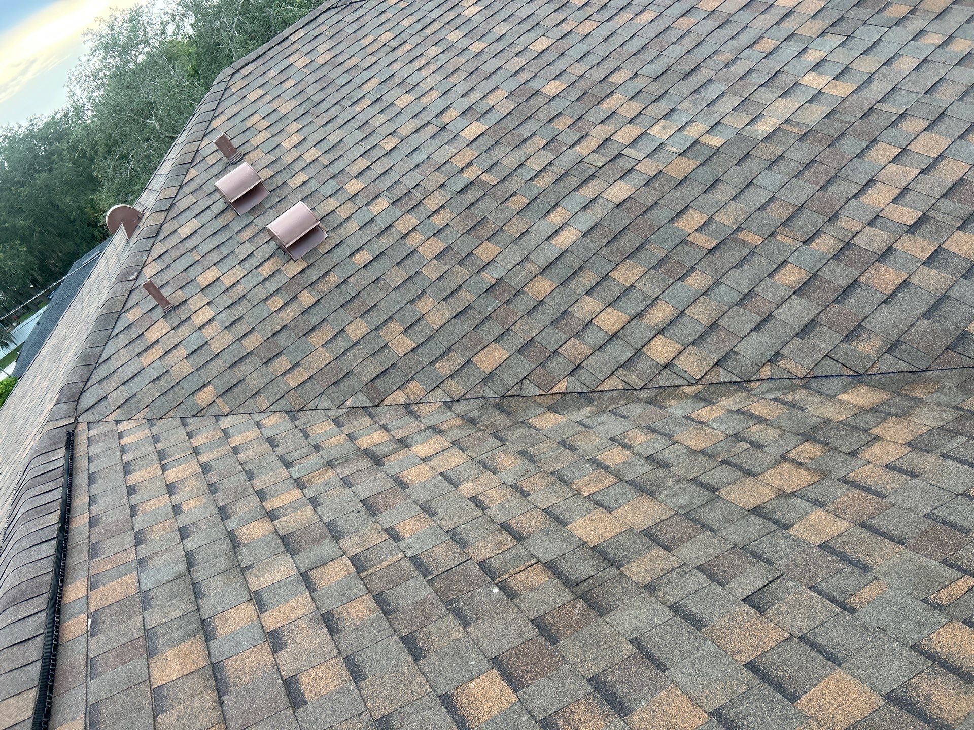 Deltona Roof Replacement Featuring Copper Canyon Shingles and Decking Repair by Pinnacle Roofing Group