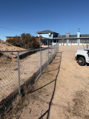 Fence Repair using chain -link