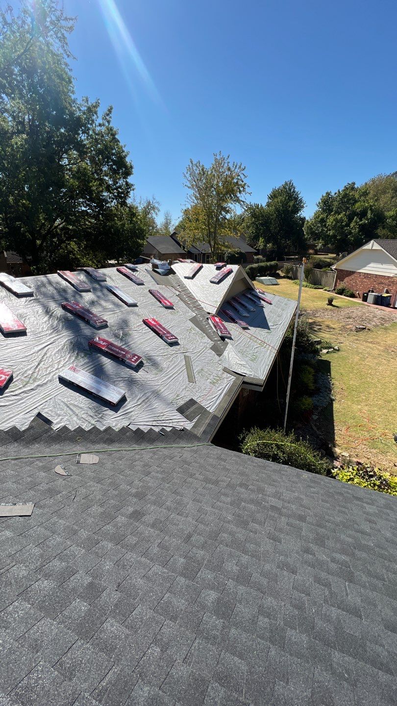 Residential Roofing Installation using GAF Natural Shadow  by A & H Roofing and Contracting