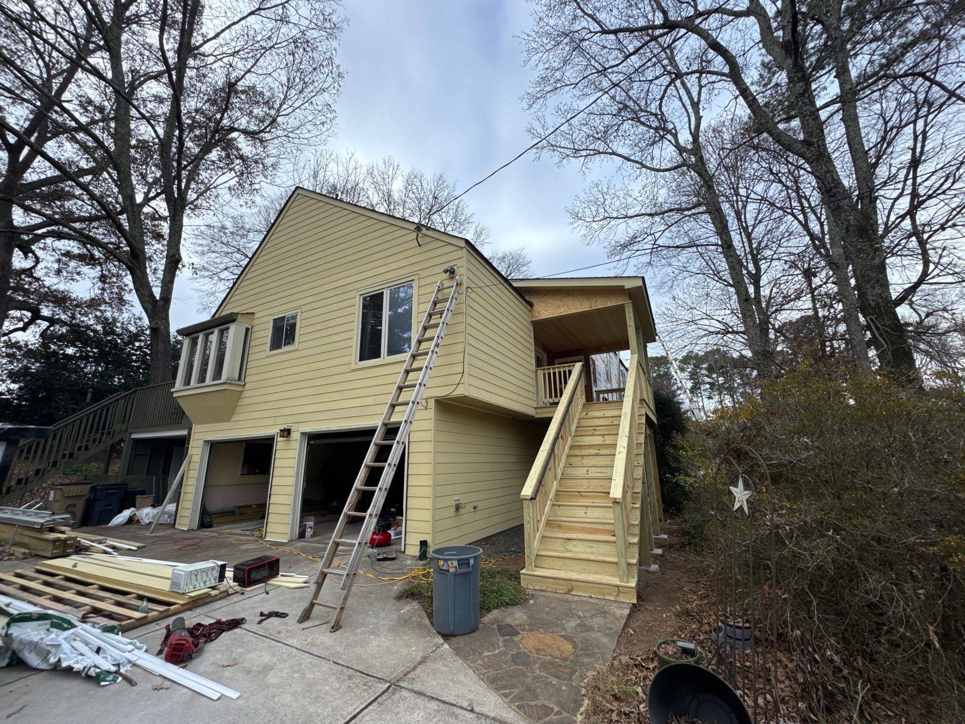 Full Exterior Siding Replacement and Deck Renovation in Marietta by Swift Home Renovations