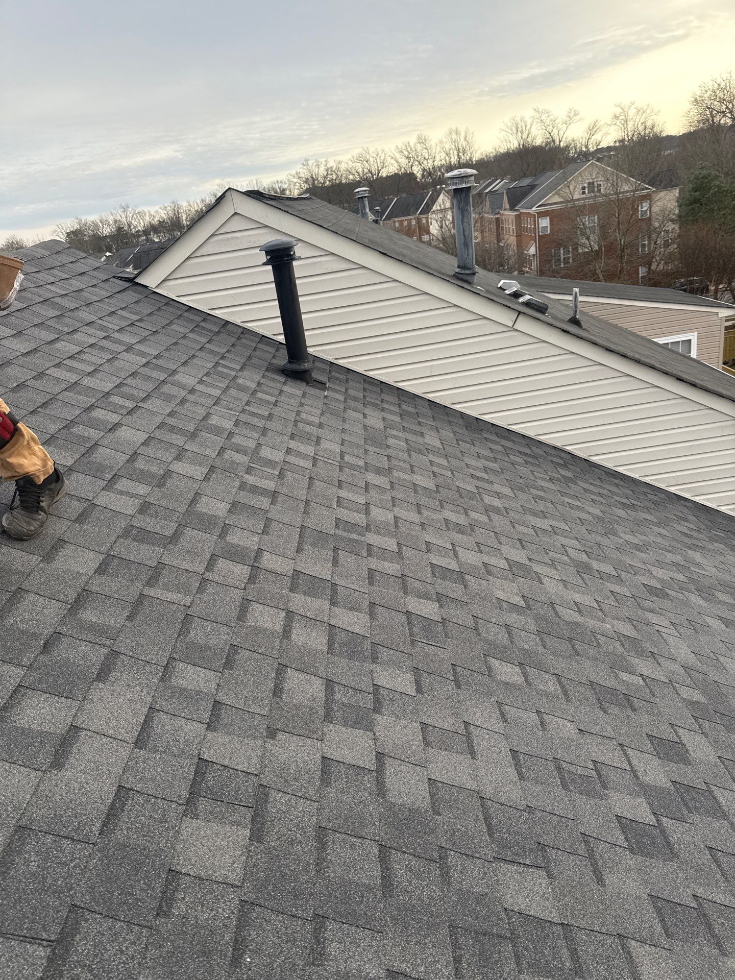 Broadlands: Residential Roof Replacement with CertainTeed Landmark Pro in Max Def Pewterwood by RM Banning, Inc.