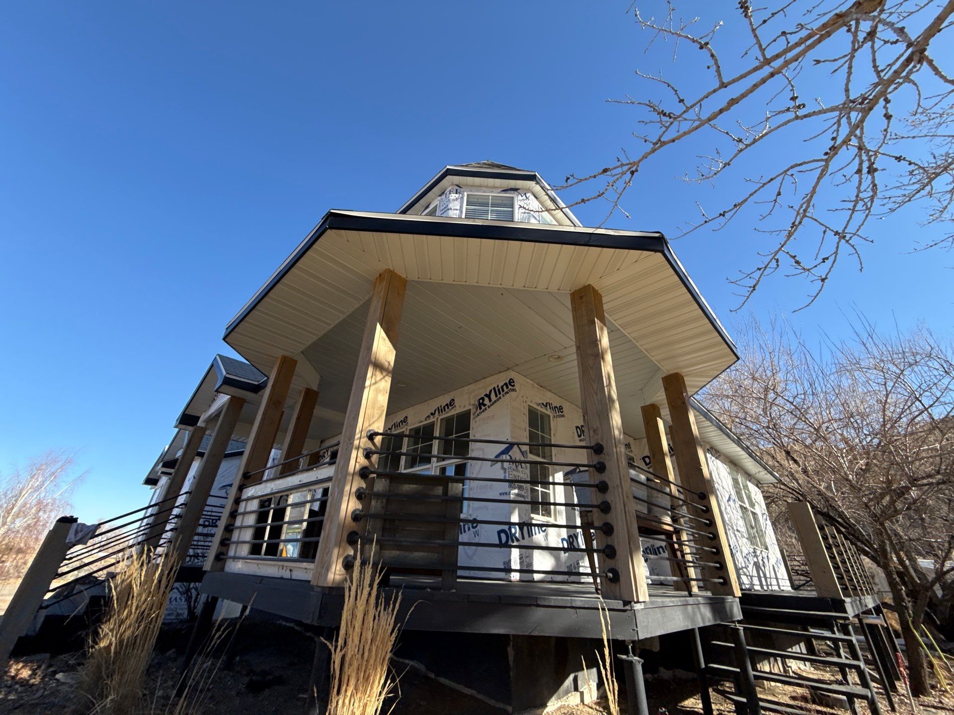 Project in Duchesne by Master Rain Gutters.