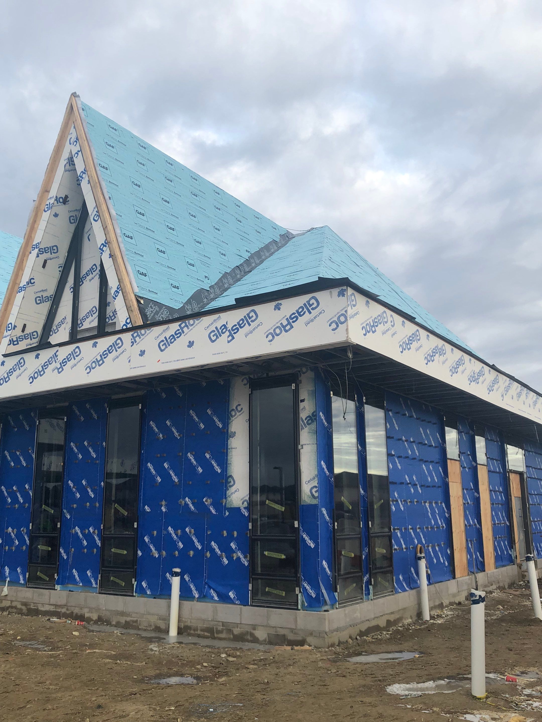 Commercial Roofing Installation using Diamond Tile Metal Shingles , Tpo Flat Roof by Jay Carter Roofing & Sheet Metal