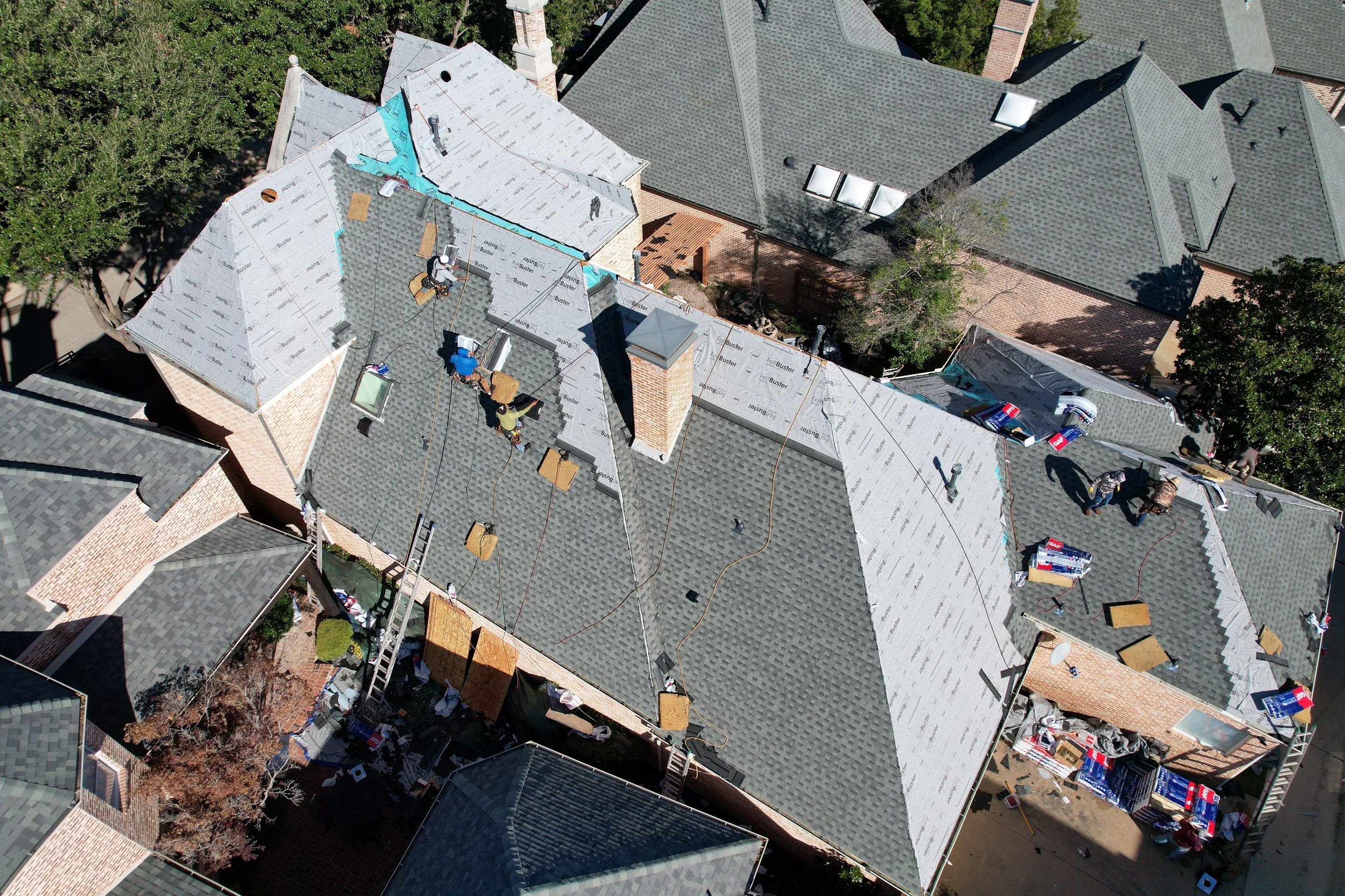 Project in Dallas by Zeus Exteriors