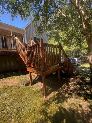 Deck using Wood Sealant