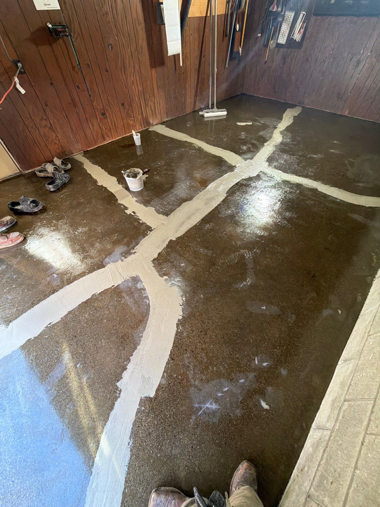 Garage by Freedom Concrete Coatings.