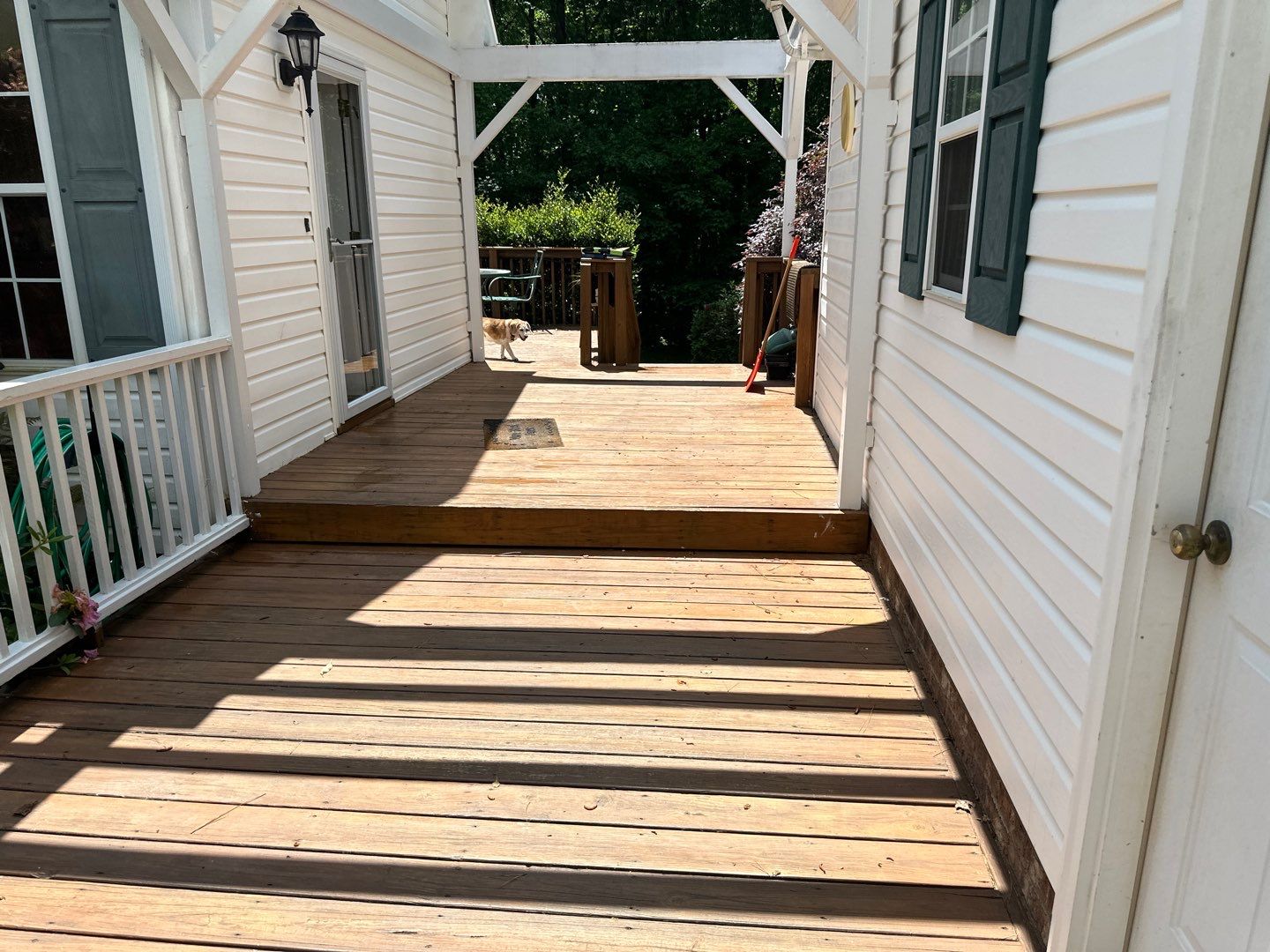 Weathered Deck using Wood Sealant by DuraSeal