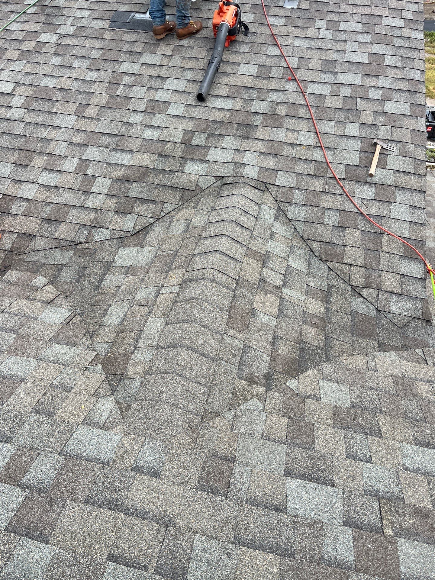 Residential Roofing Installation using Owen's Corning Duration (Lifetime) Shingles by Roof Repair Company