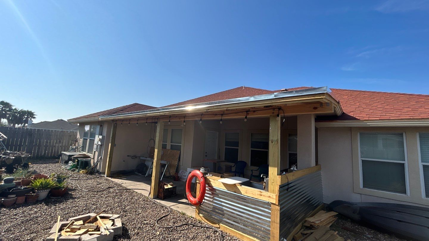 Residential Roofing Installation using Flat Roof System by Lighthouse Roofing