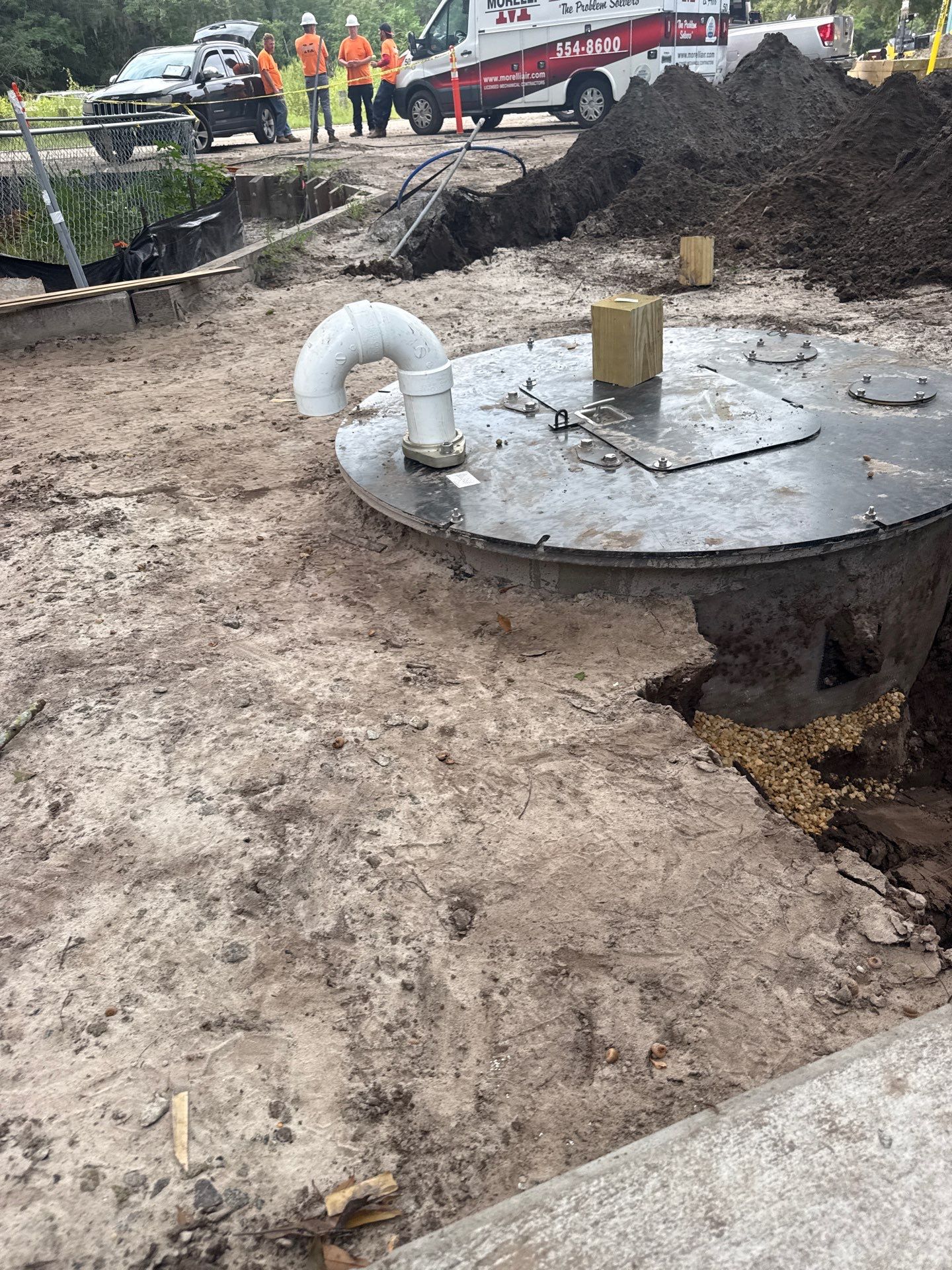Johns Island FM Sewer job by Pinnacle Construction & Directional Boring