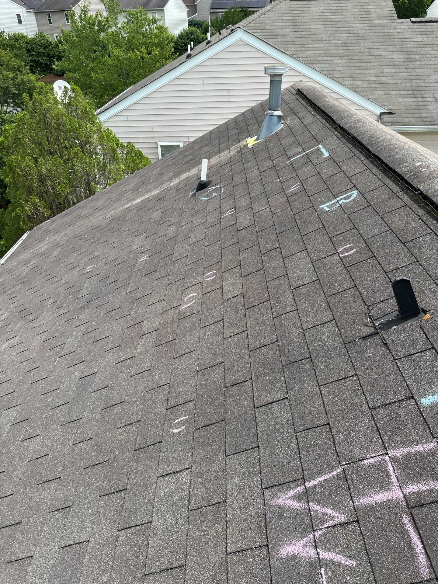 Roof replacement and interior repair by hail and wind damage by Just Brilliant Restoration JBR