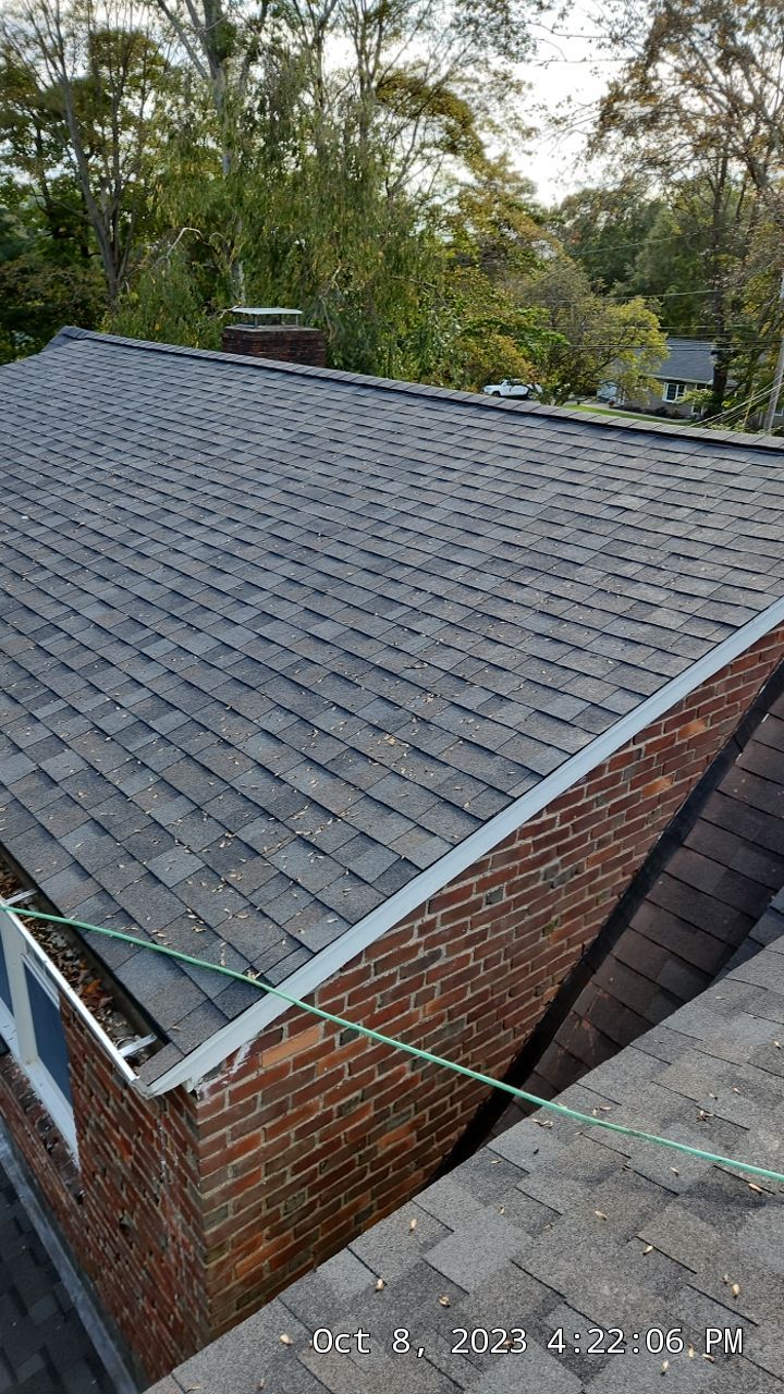 Residential Roofing Installation using Owens Corning TruDefinition Williamsburg gray by A Plus Exterior
